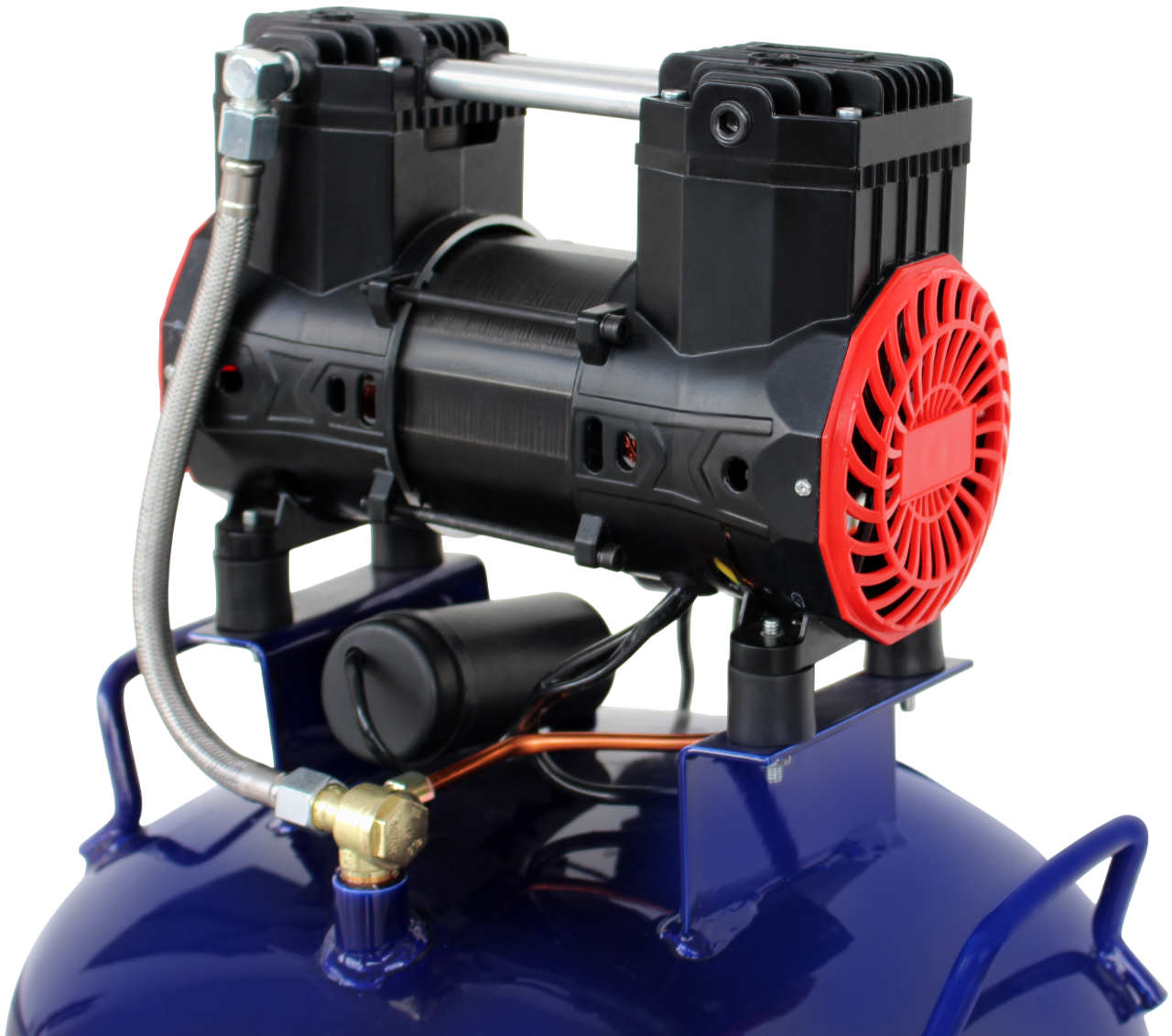KOMPRESOR BEZOLEJOVÝ MODRÝ 50L 1500W KD4096