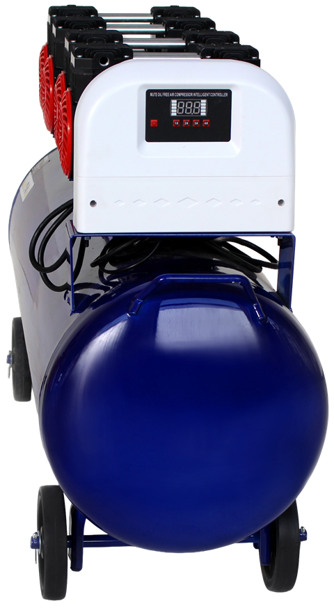 KOMPRESOR BEZOLEJOVÝ MODRÝ 120L 4 PÍSTY 400V 7kW KD4095