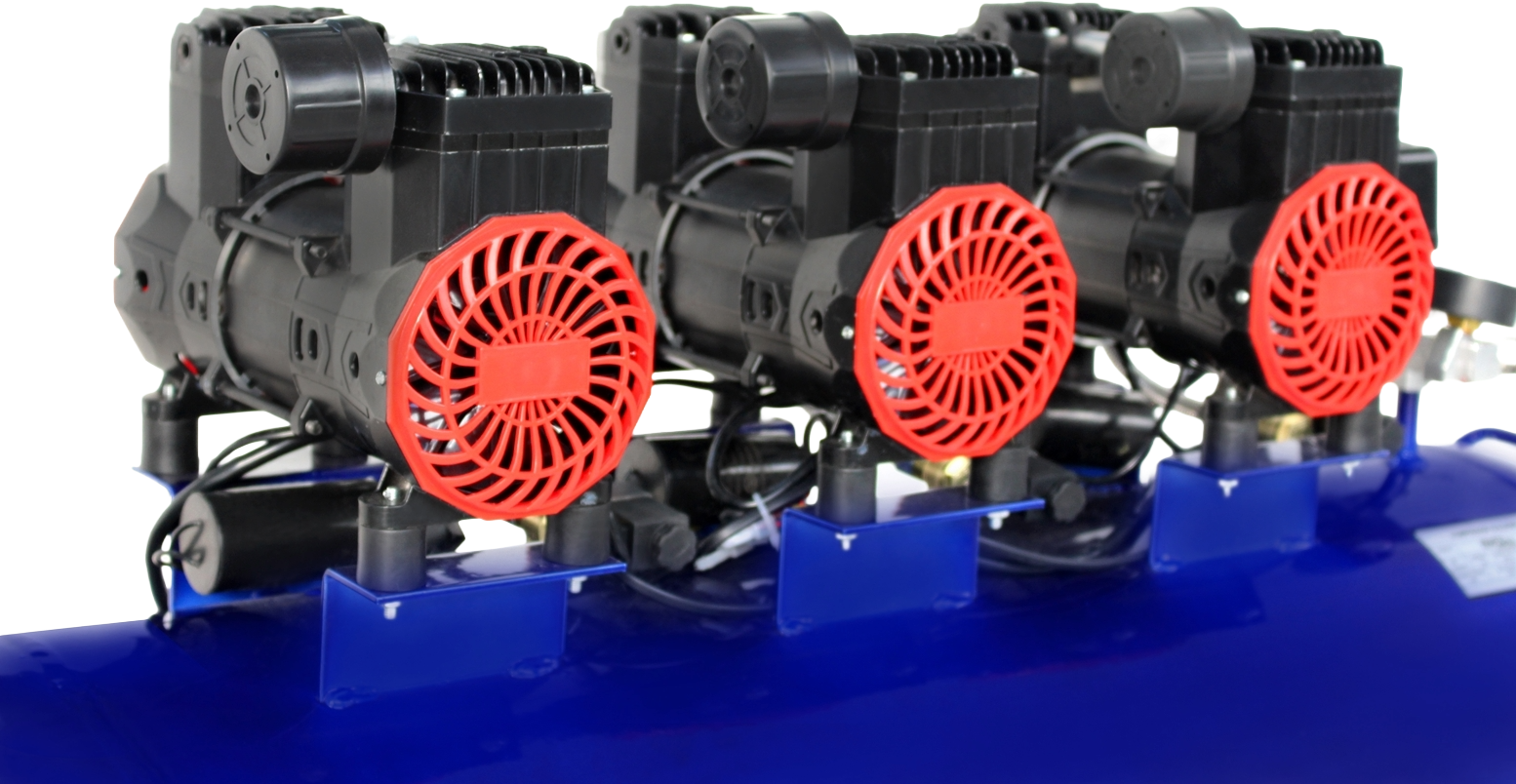 KOMPRESOR BEZOLEJOVÝ 100L 6000W 660L/MIN MODRÝ KD4094