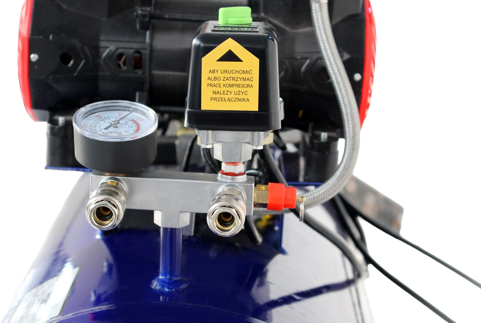 KOMPRESOR BEZOLEJOVÝ 100L 6000W 660L/MIN MODRÝ KD4094