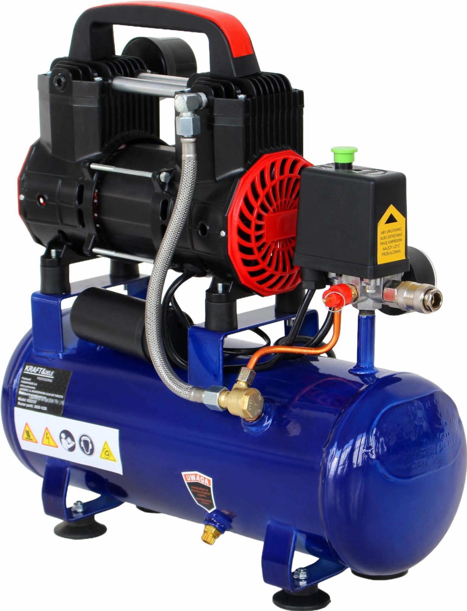 Bezolejový kompresor 9L 230V 1200W KD4090