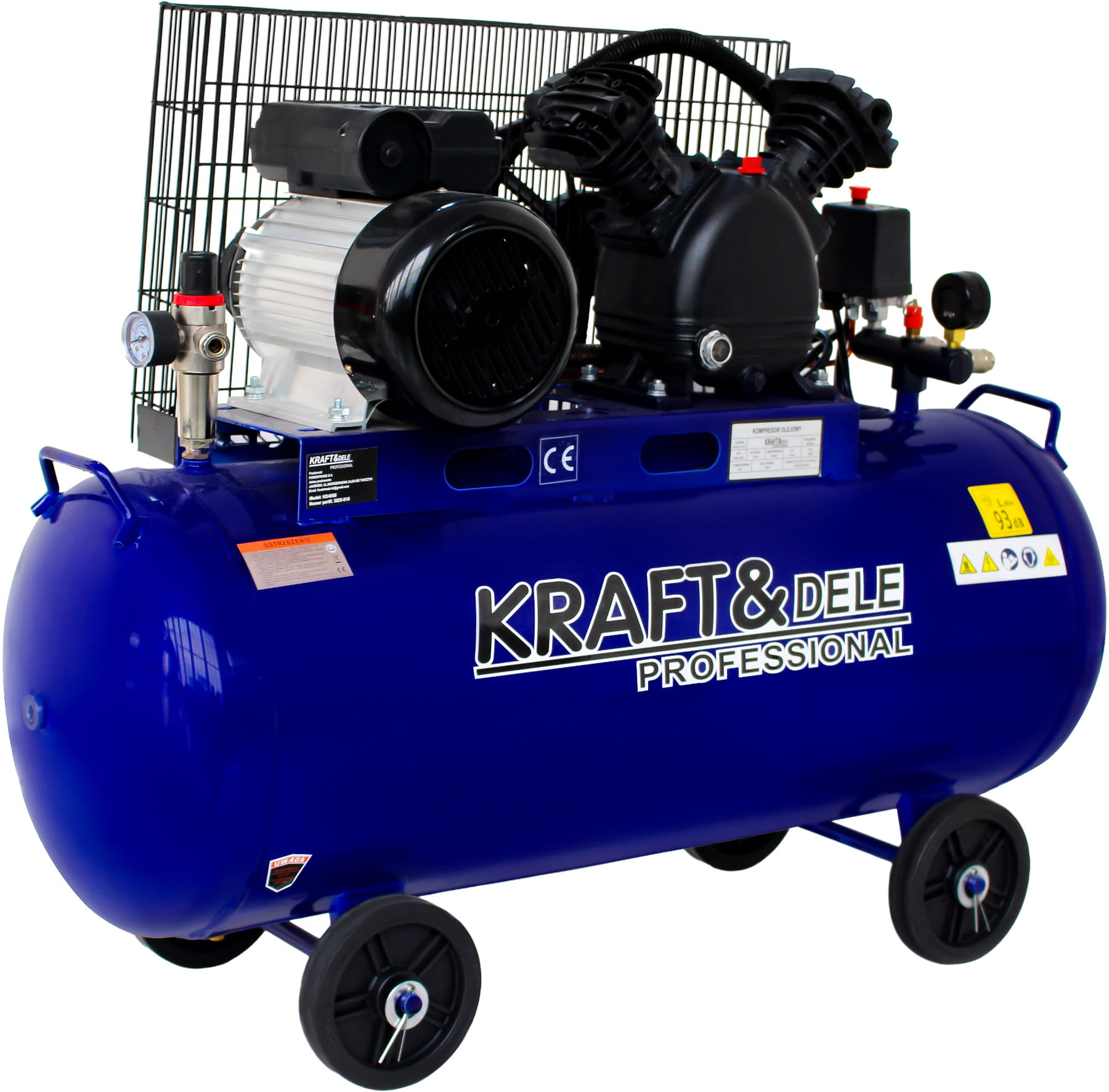 OLEJOVÝ KOMPRESOR 100L 2800W MODRÝ KD4058