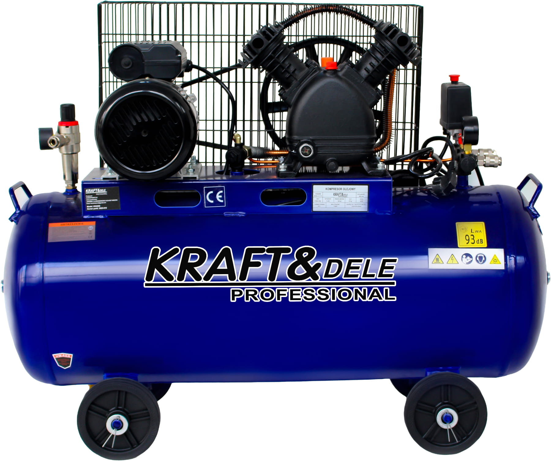 OLEJOVÝ KOMPRESOR 100L 2800W MODRÝ KD4058