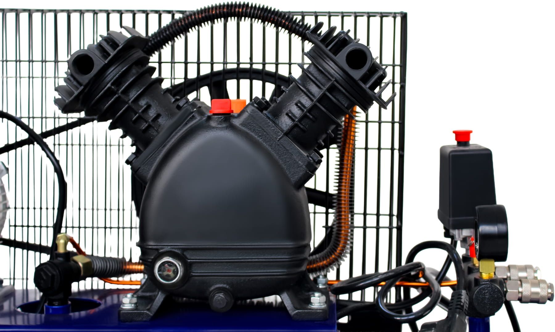OLEJOVÝ KOMPRESOR 100L 2800W MODRÝ KD4058