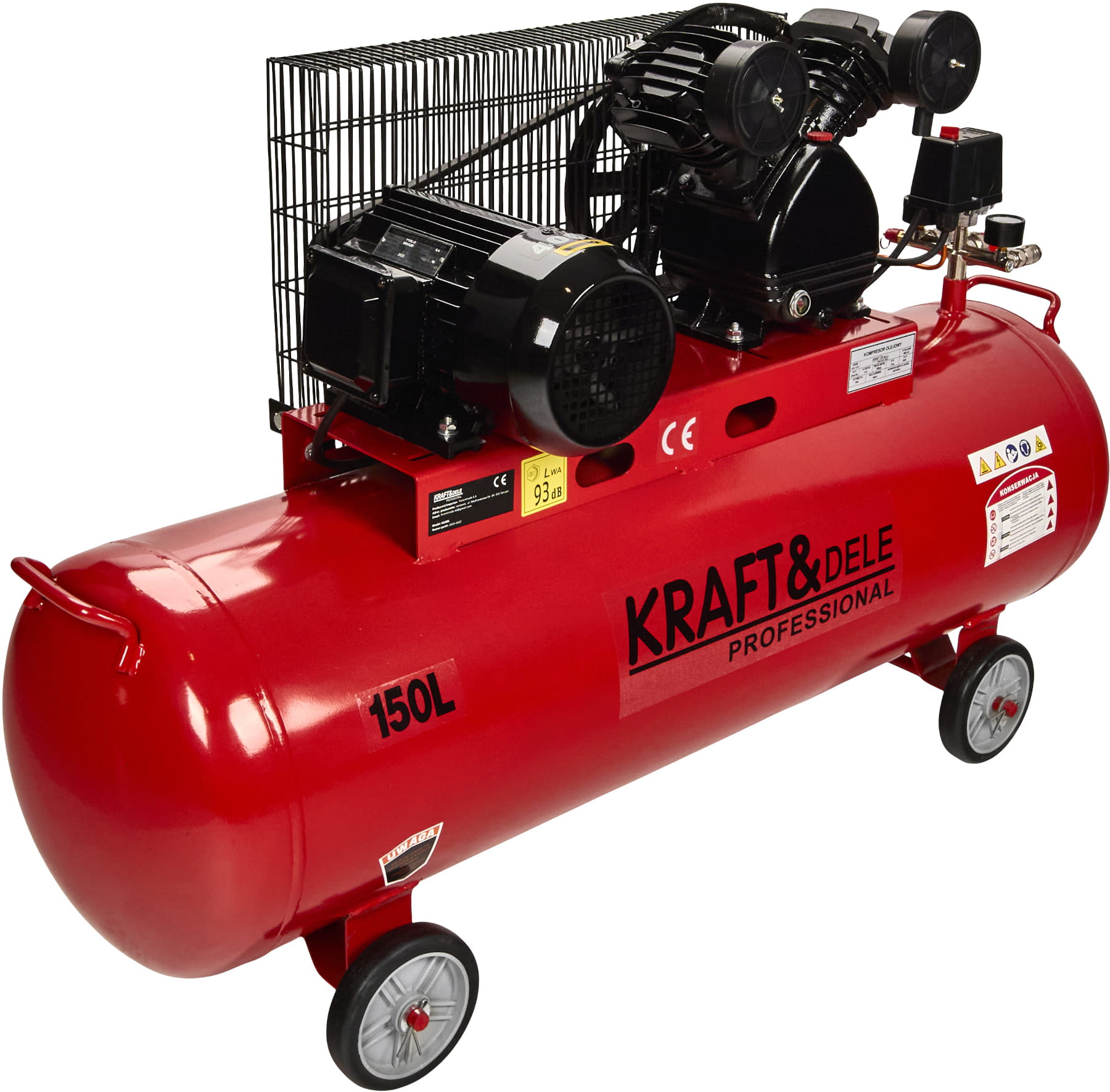 Olejový kompresor 150L 400V KD406