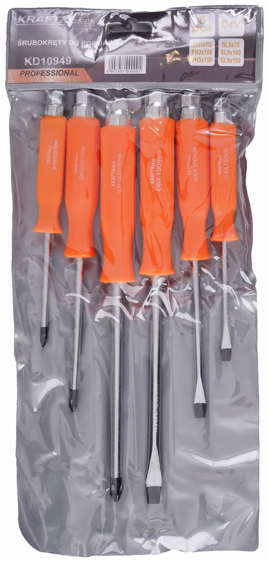 Šroubováky na podbíjení 6ks KD10949