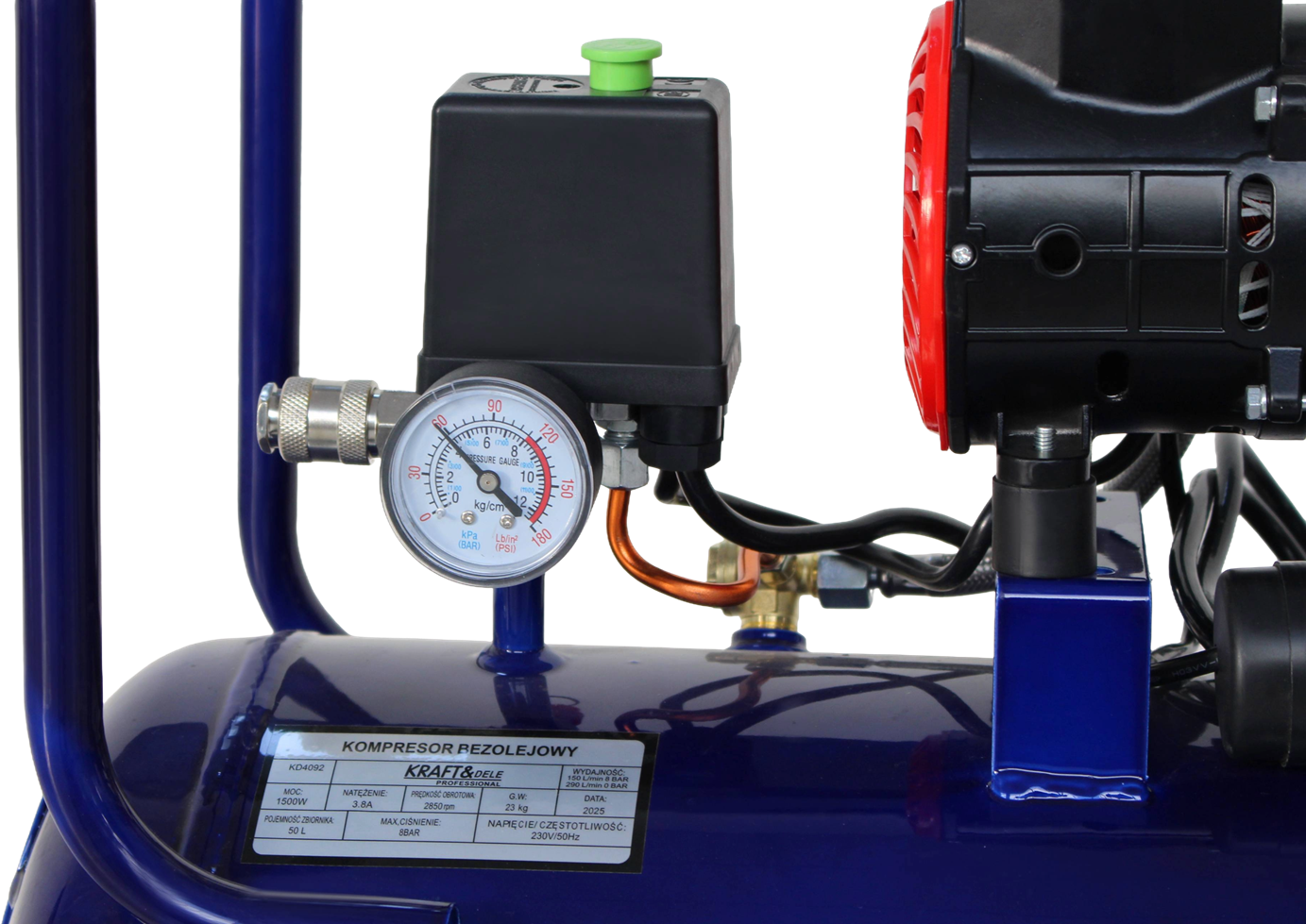 KOMPRESOR BEZOLEJOVÝ 50L 1500W 230V KD4092