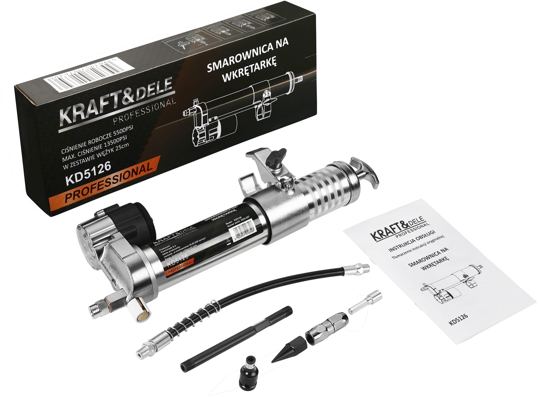 MAZNIČKA NA ŠROUBOVÁK S HADICÍ KD5126
