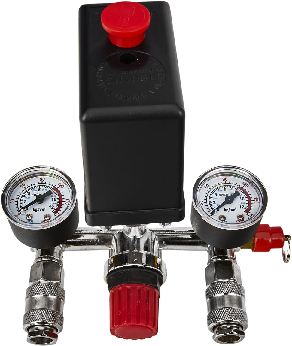 TLAKOVÝ SPÍNAČ PRO KOMPRESOR 8BAR S REGULACÍ TLAKU KD2176