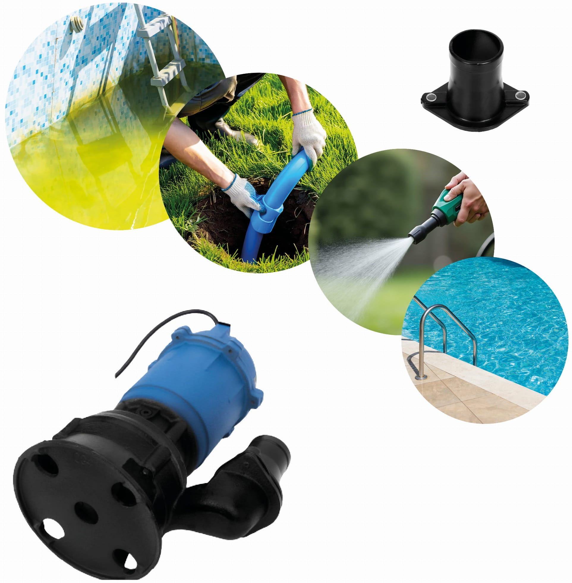 Vodní čerpadlo 2850W 2" 30000l/h WDS2423