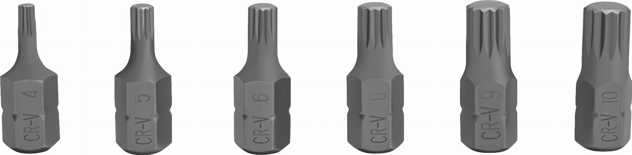Sada bitů M4-M18 SPLINE 22 ks KD10539