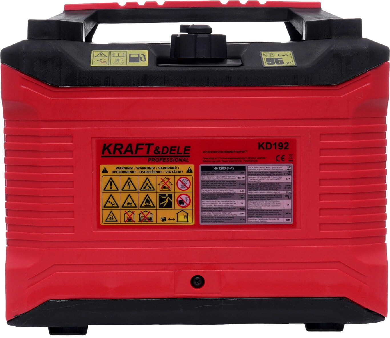 Invertorová elektrocentrála 1500W KD192