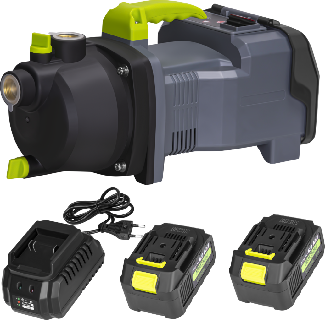 Akumulátorové zahradní čerpadlo 3500L/h 2x6Ah + nabíječka KD5270