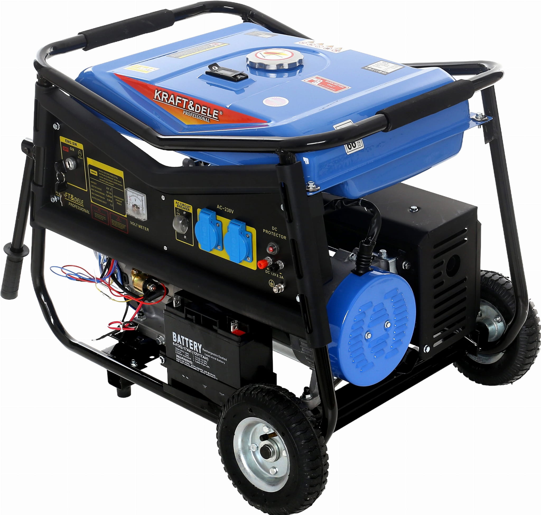 Jednofázová elektrocentrála 5000W 12/230V KD145