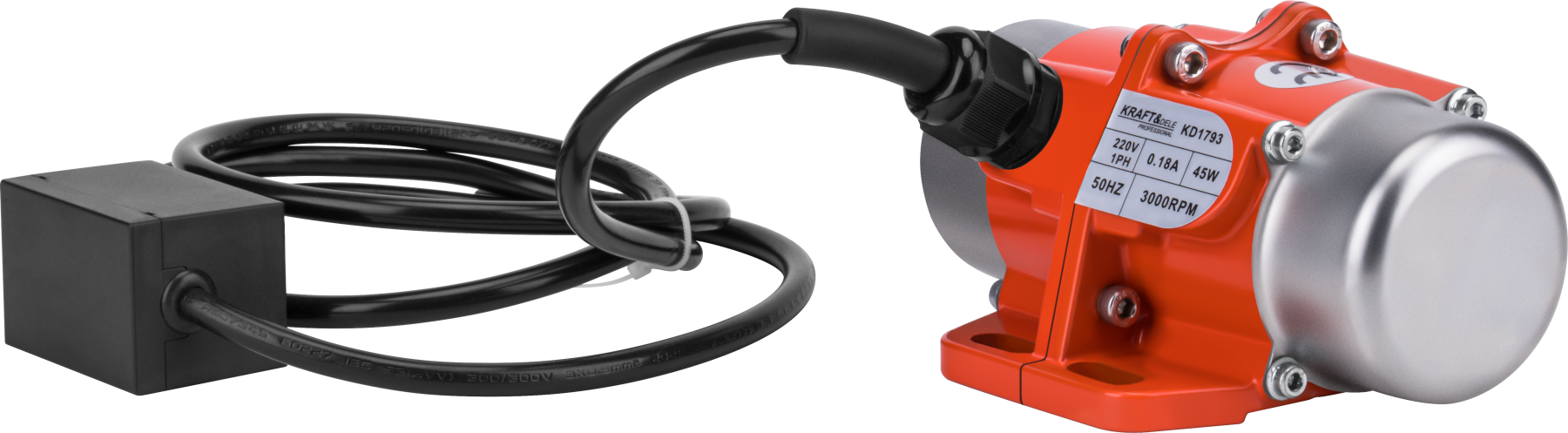 Vibrační motor 1 fázový 45W 3000 otáček KD1793