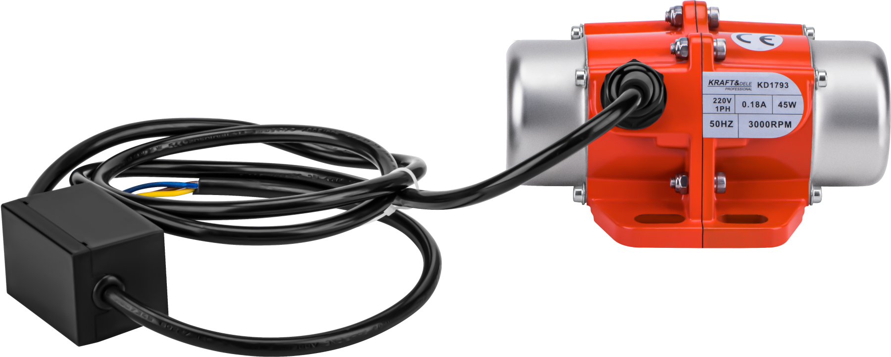 Vibrační motor 1 fázový 45W 3000 otáček KD1793