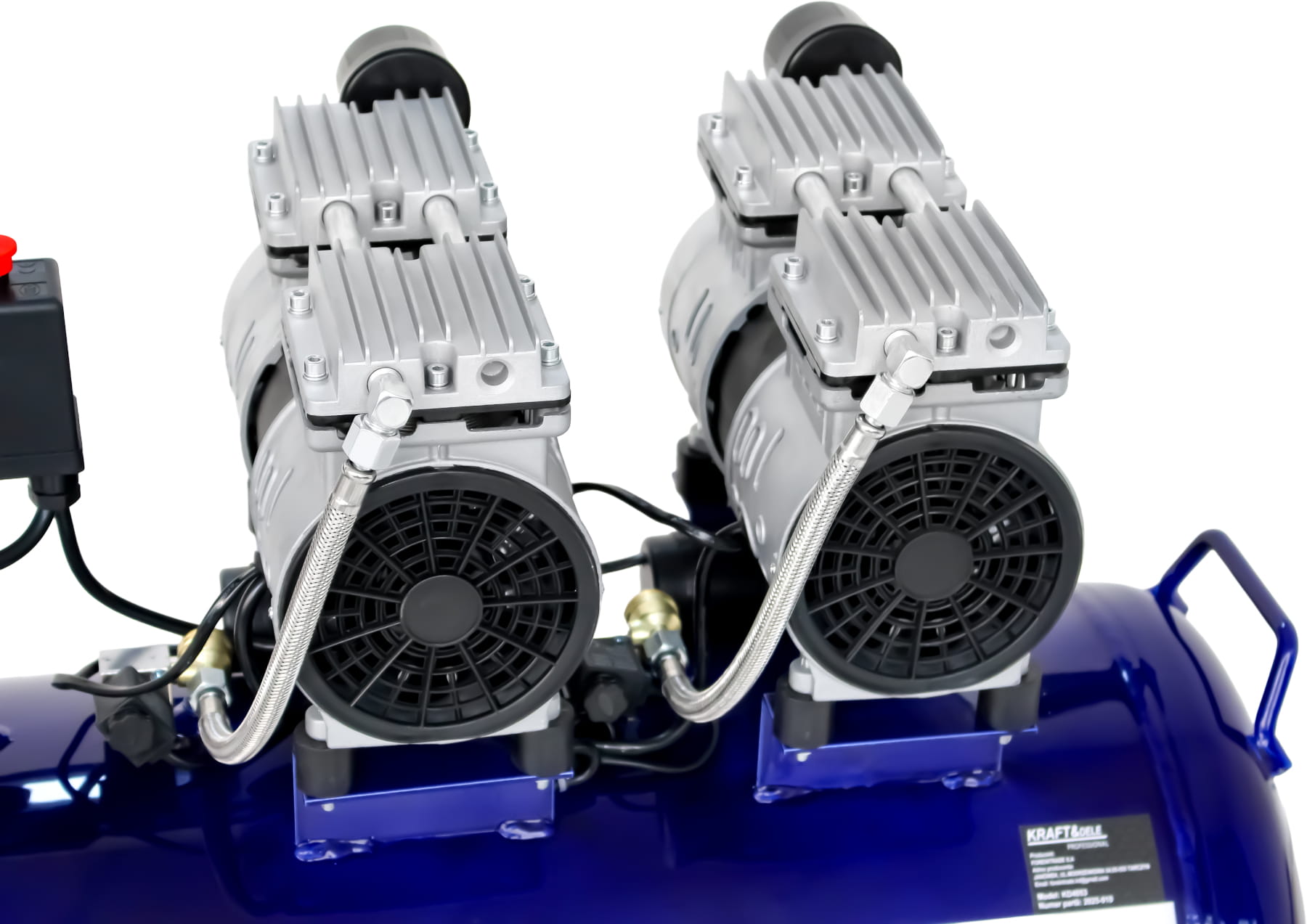 Kompresor Bezolejový 100L 3000W 582L/min KD4053