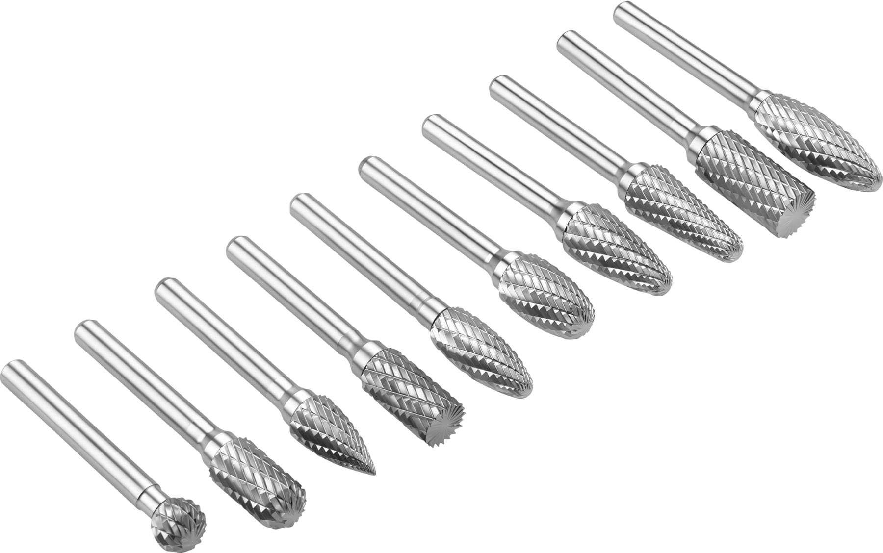 FRÉZY/STOPKOVÉ PILNÍKY NA KOV 6mm 10ks KD3580