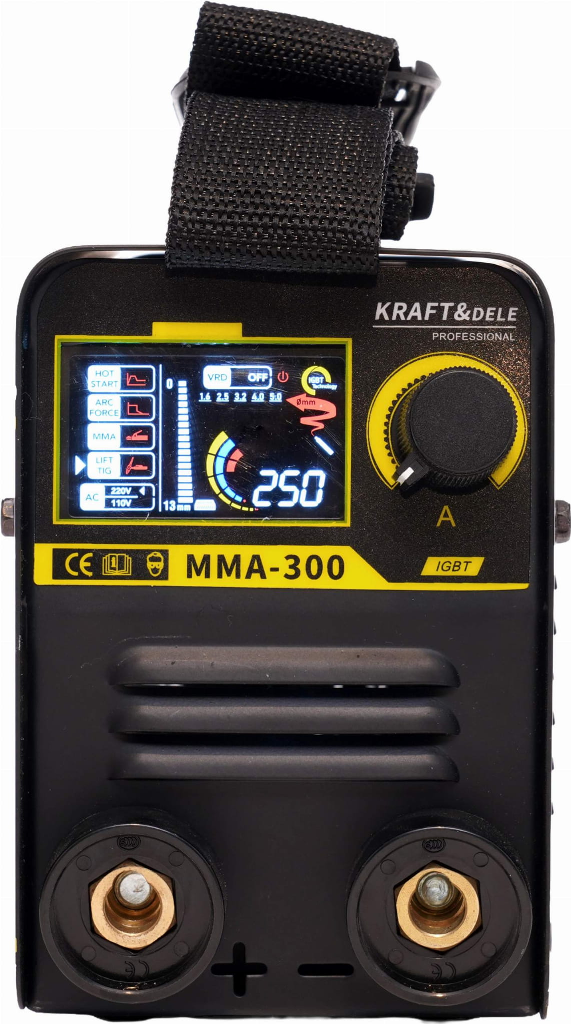 Invertorová svářečka MMA IGBT LCD 300A KD1868
