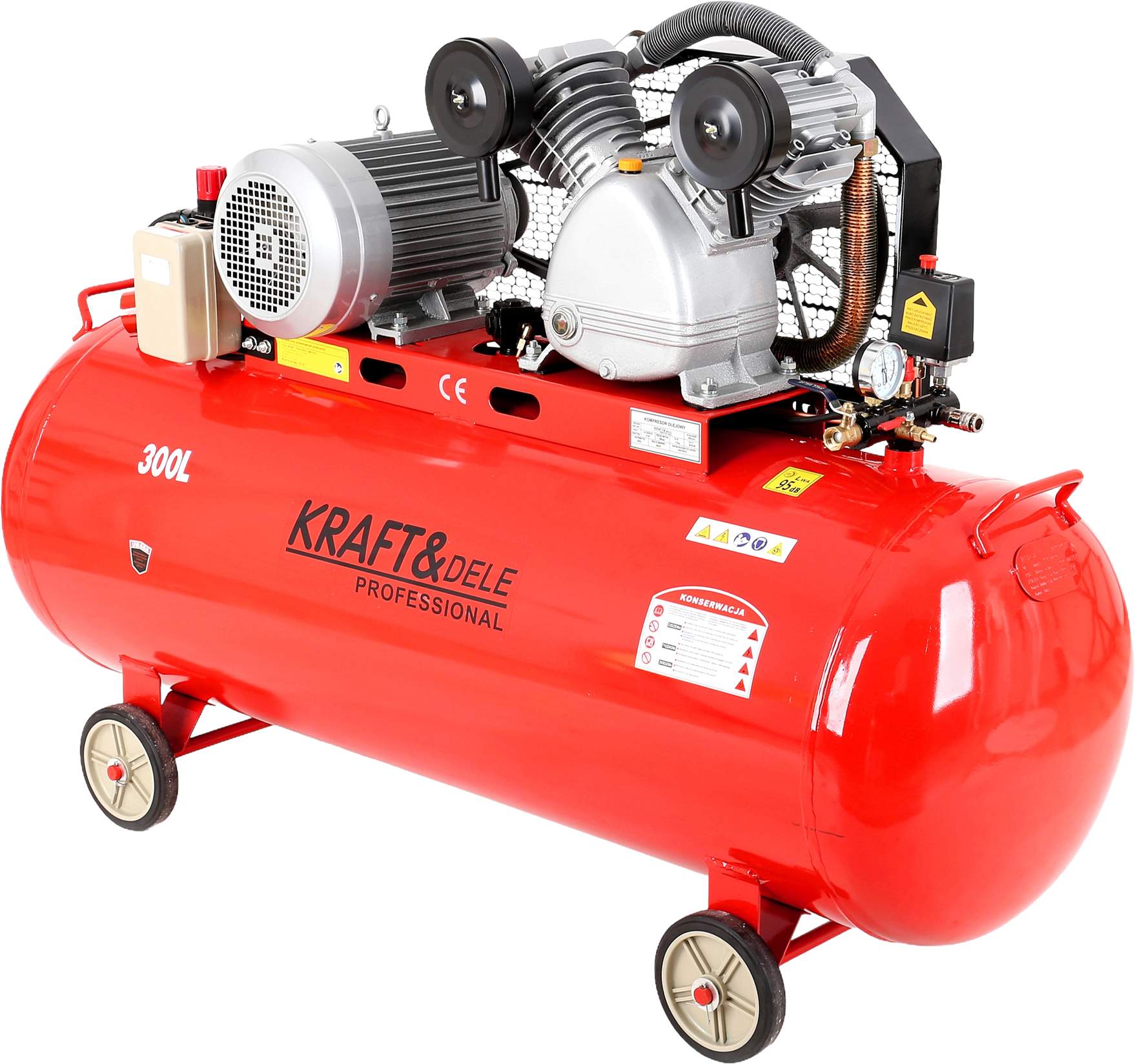 Olejový kompresor 300L 400V KD1410 Separátor