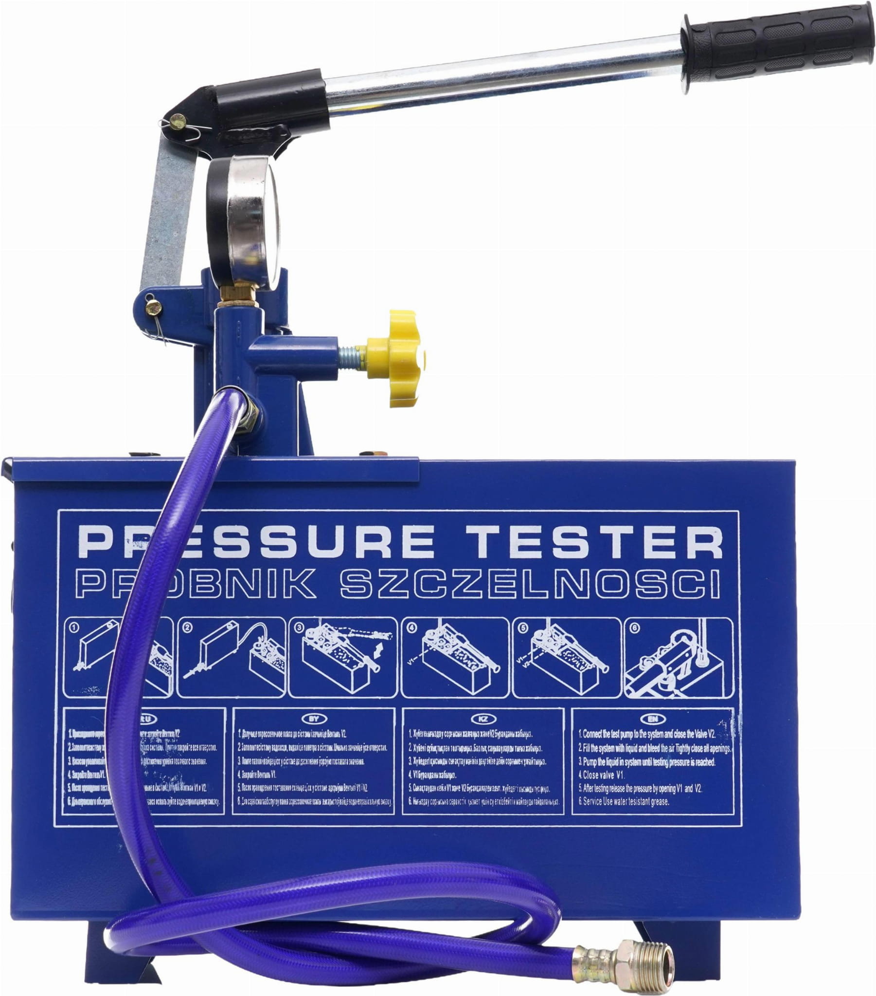 Zkušební čerpadlo pro tlakové zkoušky 0-40 kg / 30 ml / 12 l KD10479