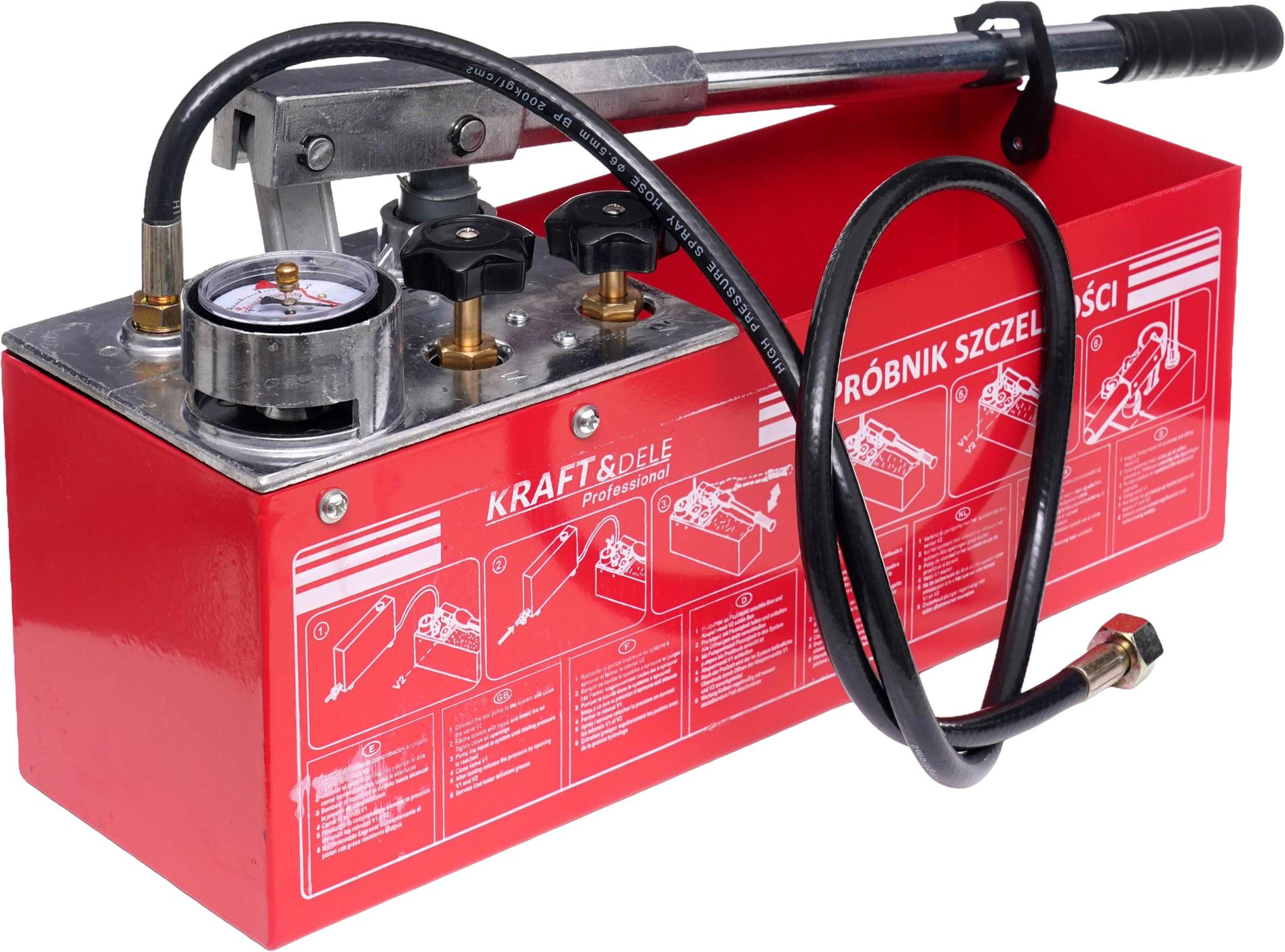 Survetestimise kontrollpump 0–50kg / 45ml / 12L KD10478
