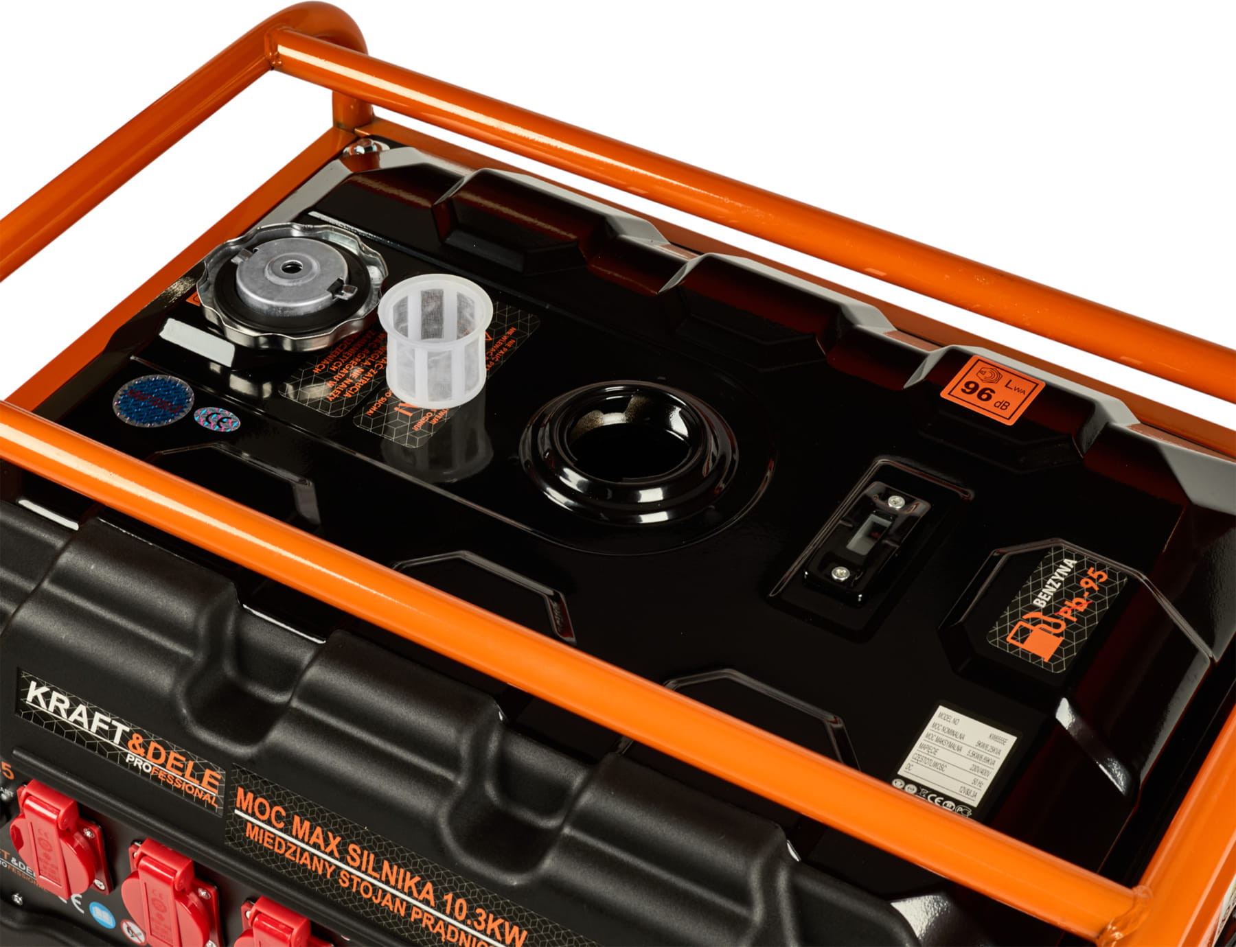 Generátor proudu 5500W 12/230V/380V KD165