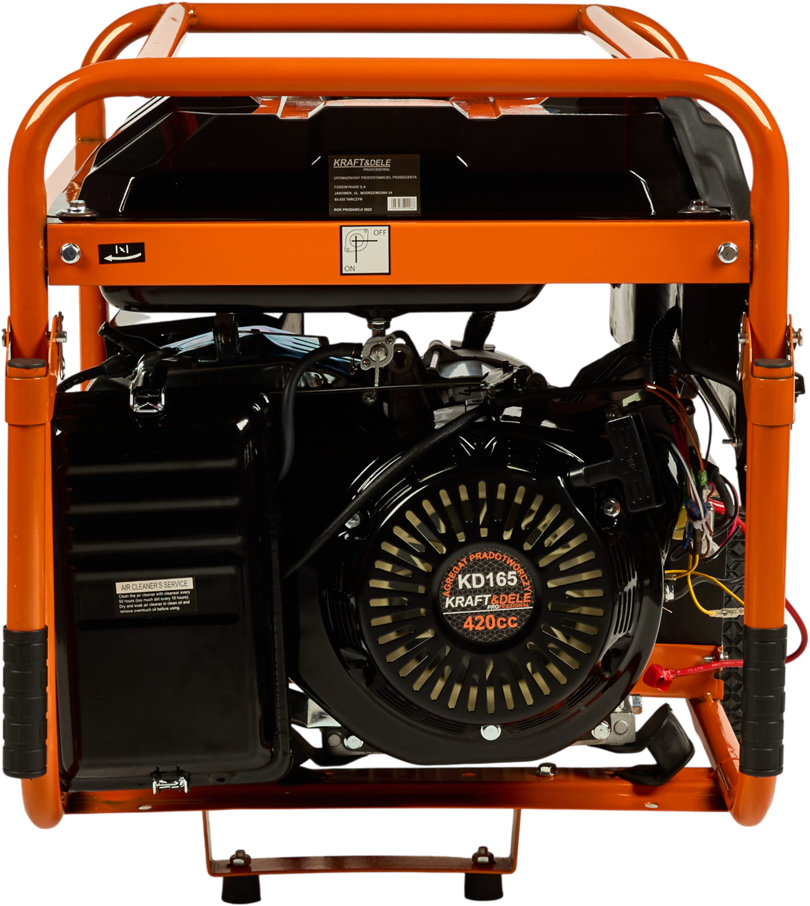 Generátor proudu 5500W 12/230V/380V KD165