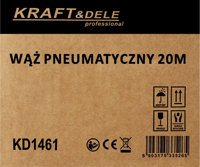 PNEUMATICKÁ HADICE SPIRÁLOVÁ 20M KD1461
