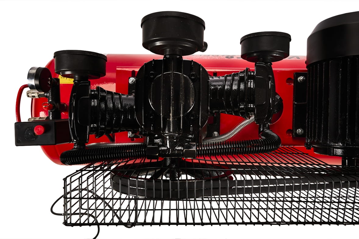 Olejový kompresor 200L 3 Písty KD1474 + Separátor