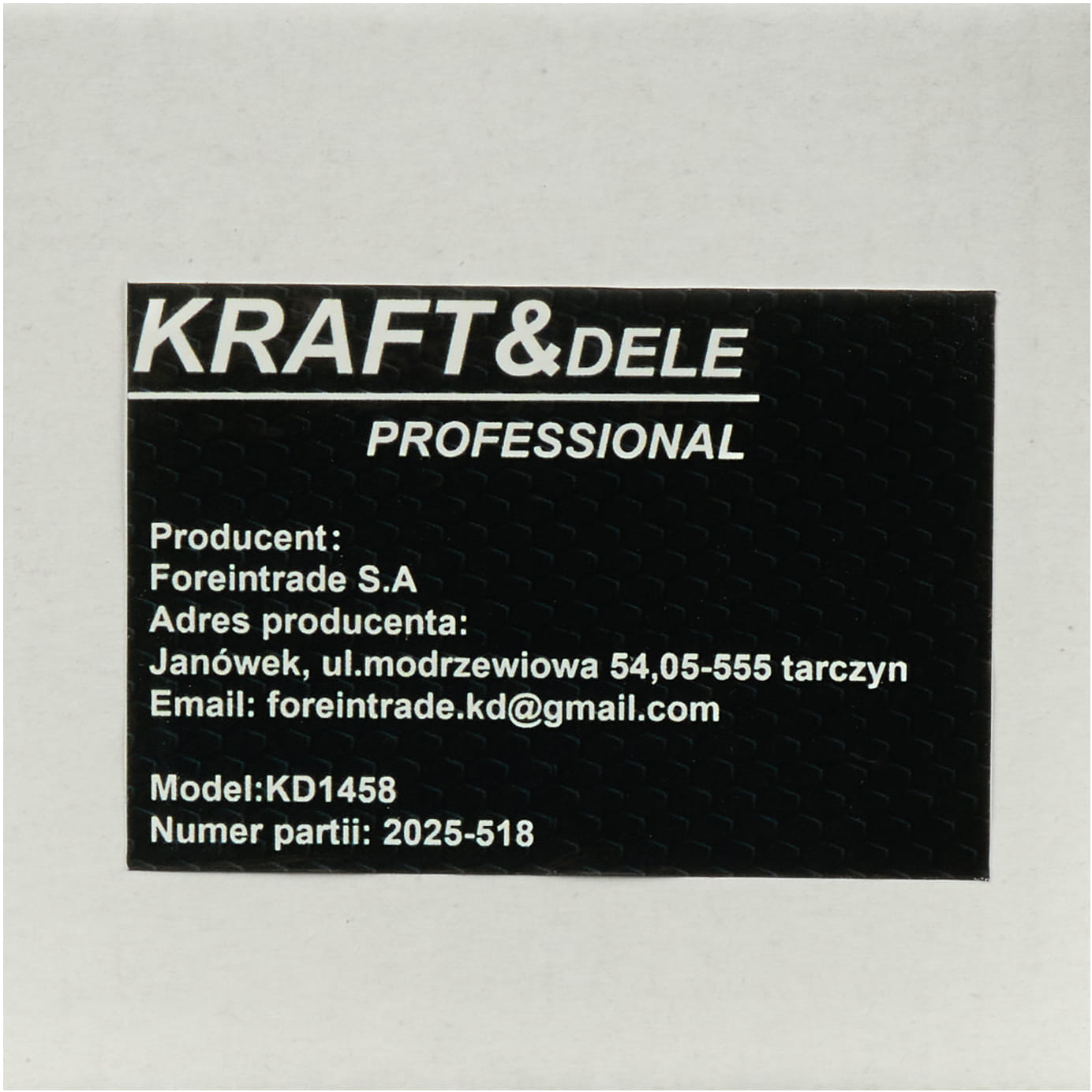 Digitální průtokoměr paliva / oleje 20 BAR KD1458