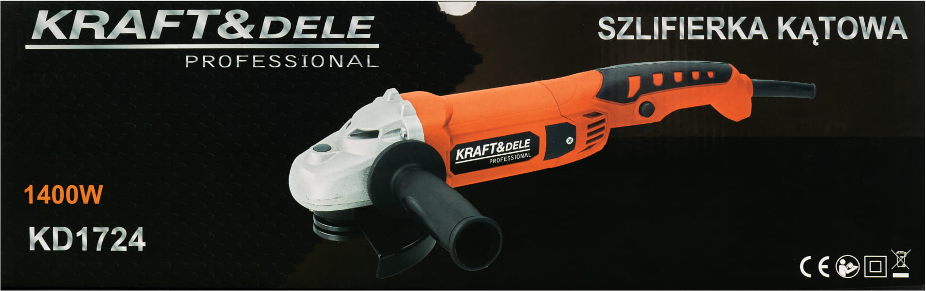Úhlová bruska 1400W KD1724