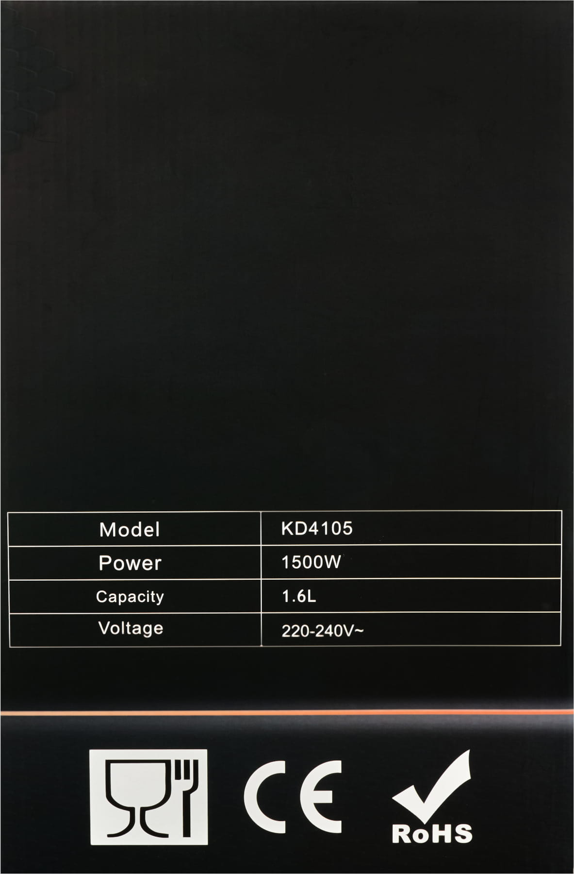 Rychlovarná konvice s regulací teploty 1,6 l 1500 W KD4105