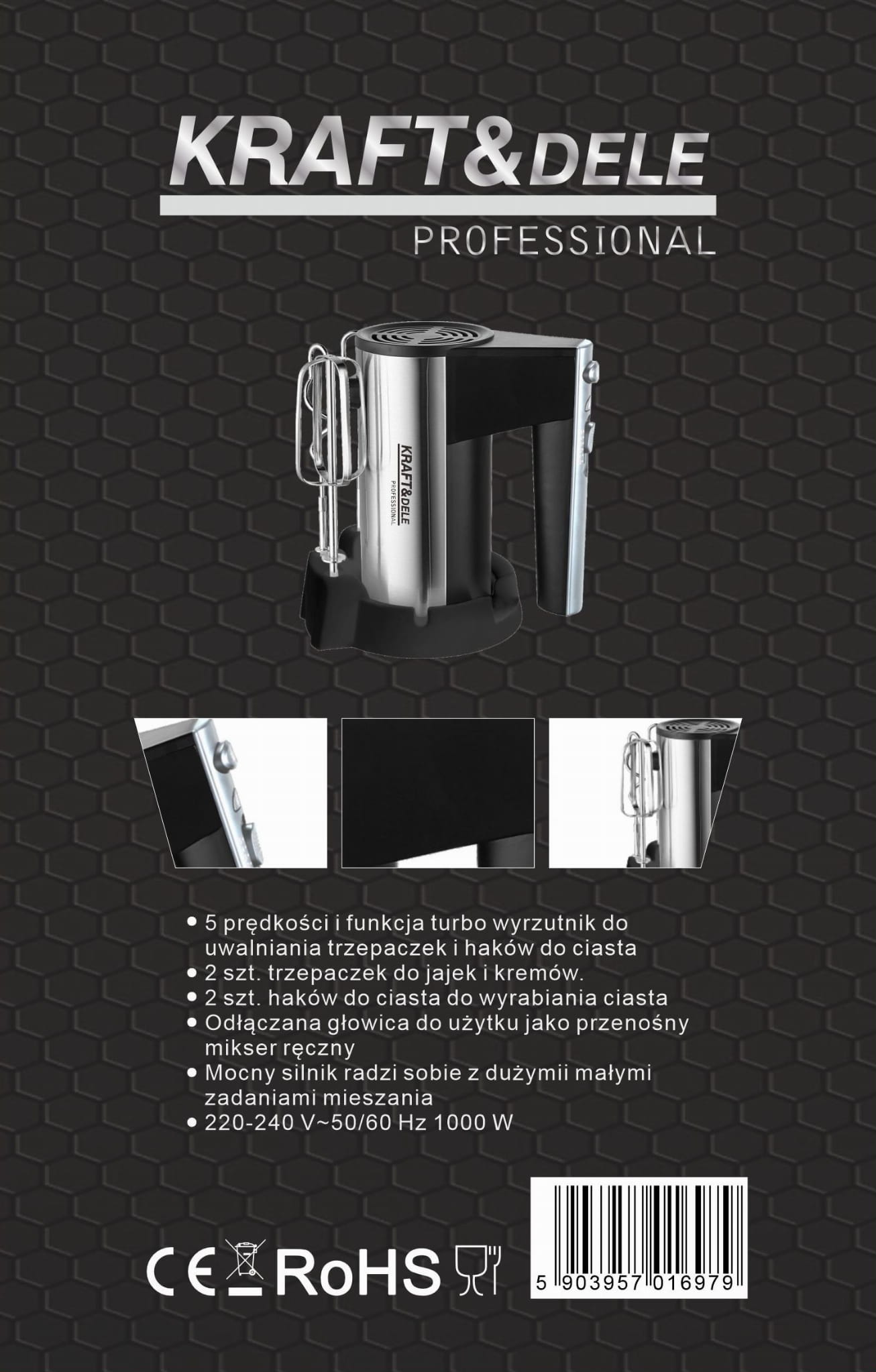 Ruční kuchyňský mixér 1000W KD4142