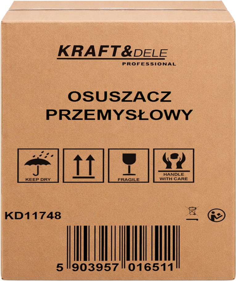 Průmyslový odvlhčovač vzduchu 70L/24h KD11748
