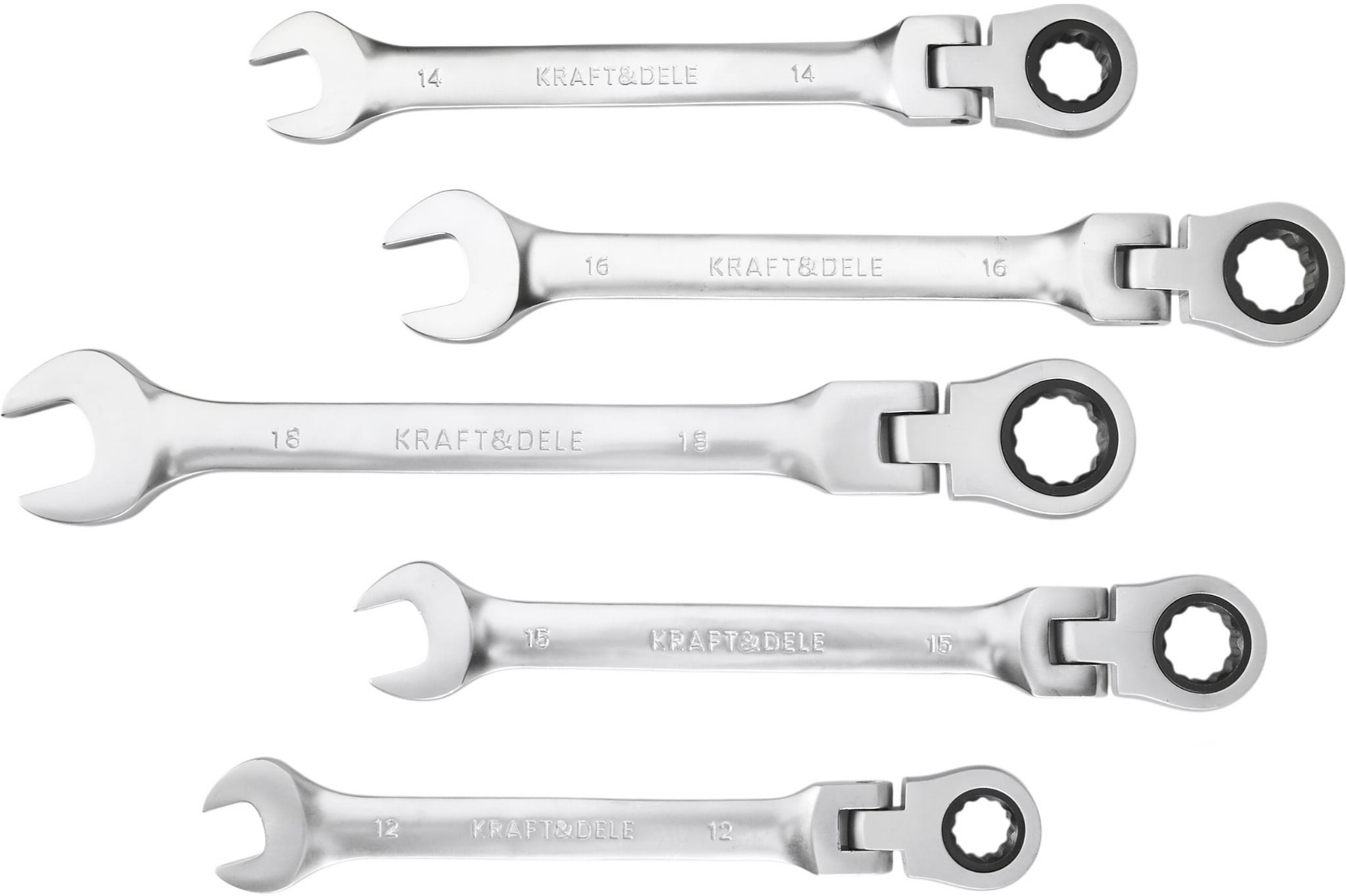 KLÍČE PLOCHÉ-OČKOVÉ 8-19mm 12ks KD11304