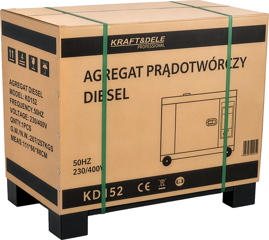 Elektrocentrála DIESEL 12/13kW KD152
