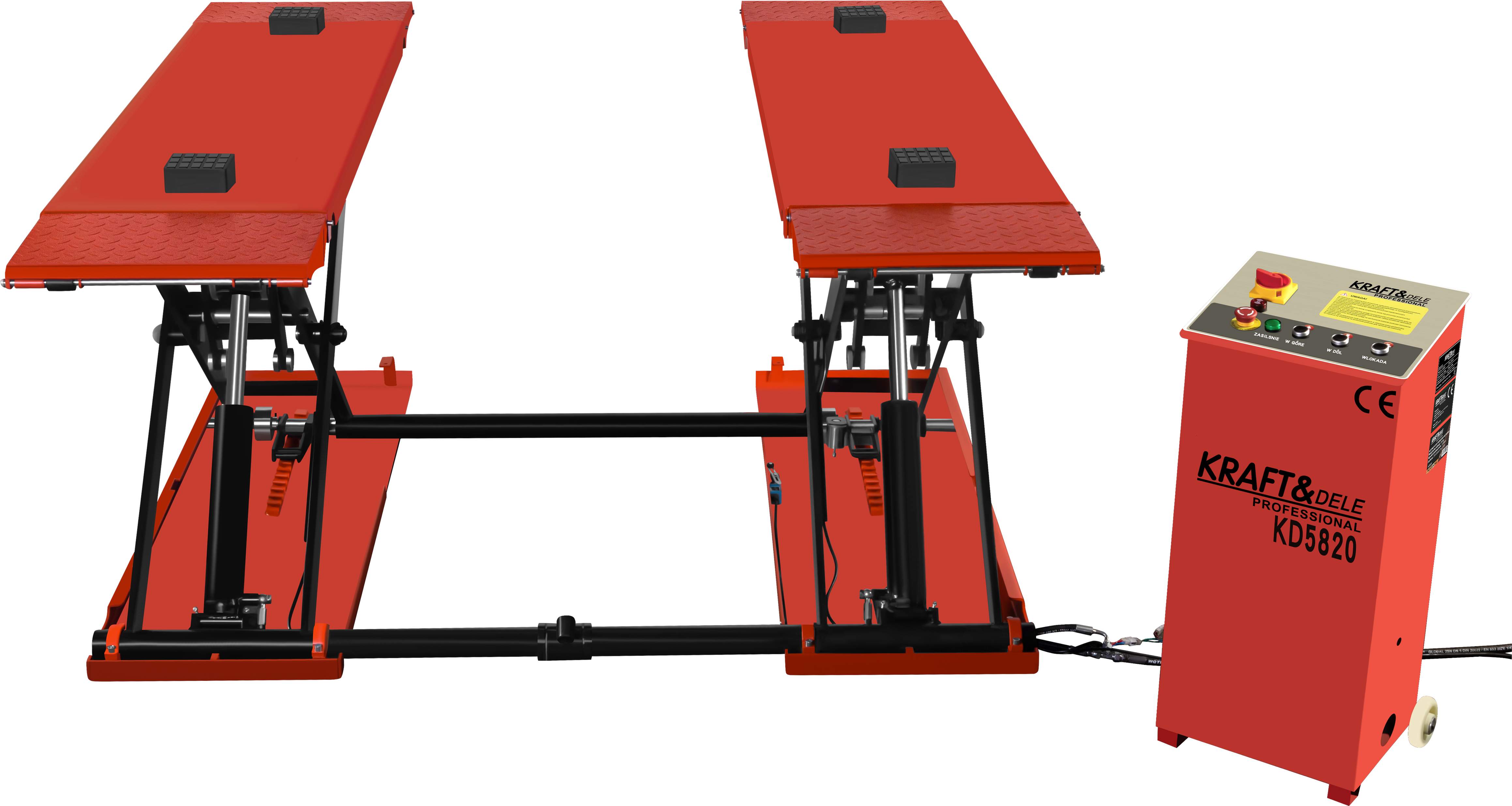 POJÍZDNÝ AUTOMATICKÝ NŮŽKOVÝ ZVEDÁK 230V KD5820