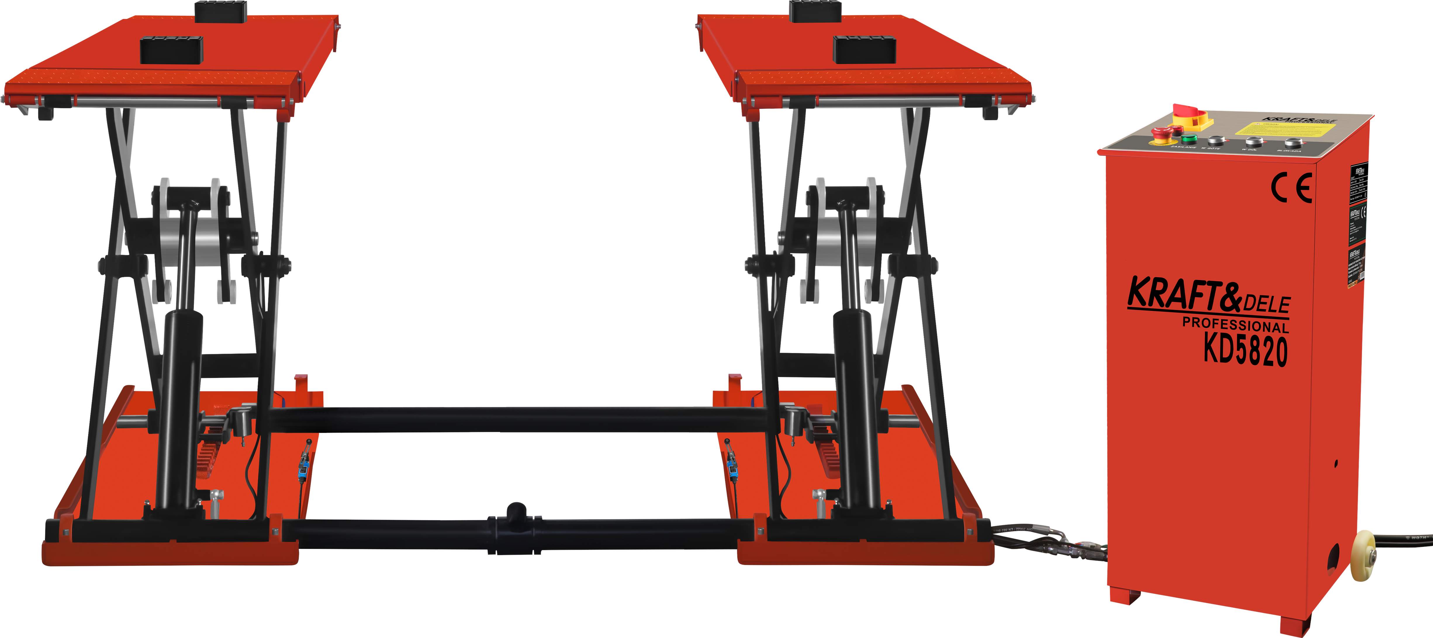 POJÍZDNÝ AUTOMATICKÝ NŮŽKOVÝ ZVEDÁK 230V KD5820