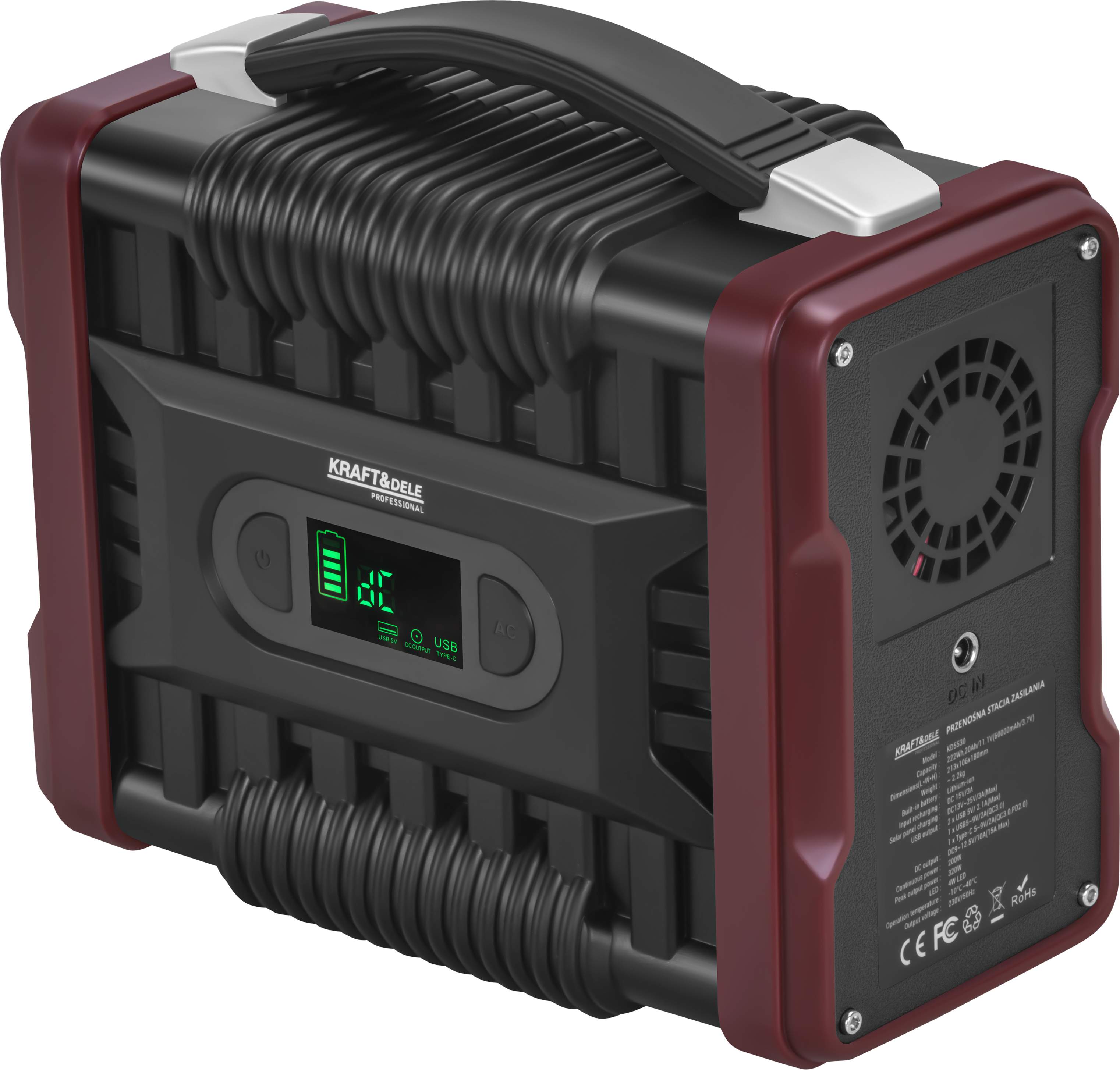 Přenosná napájecí stanice 222Wh / 11.1V KD5530
