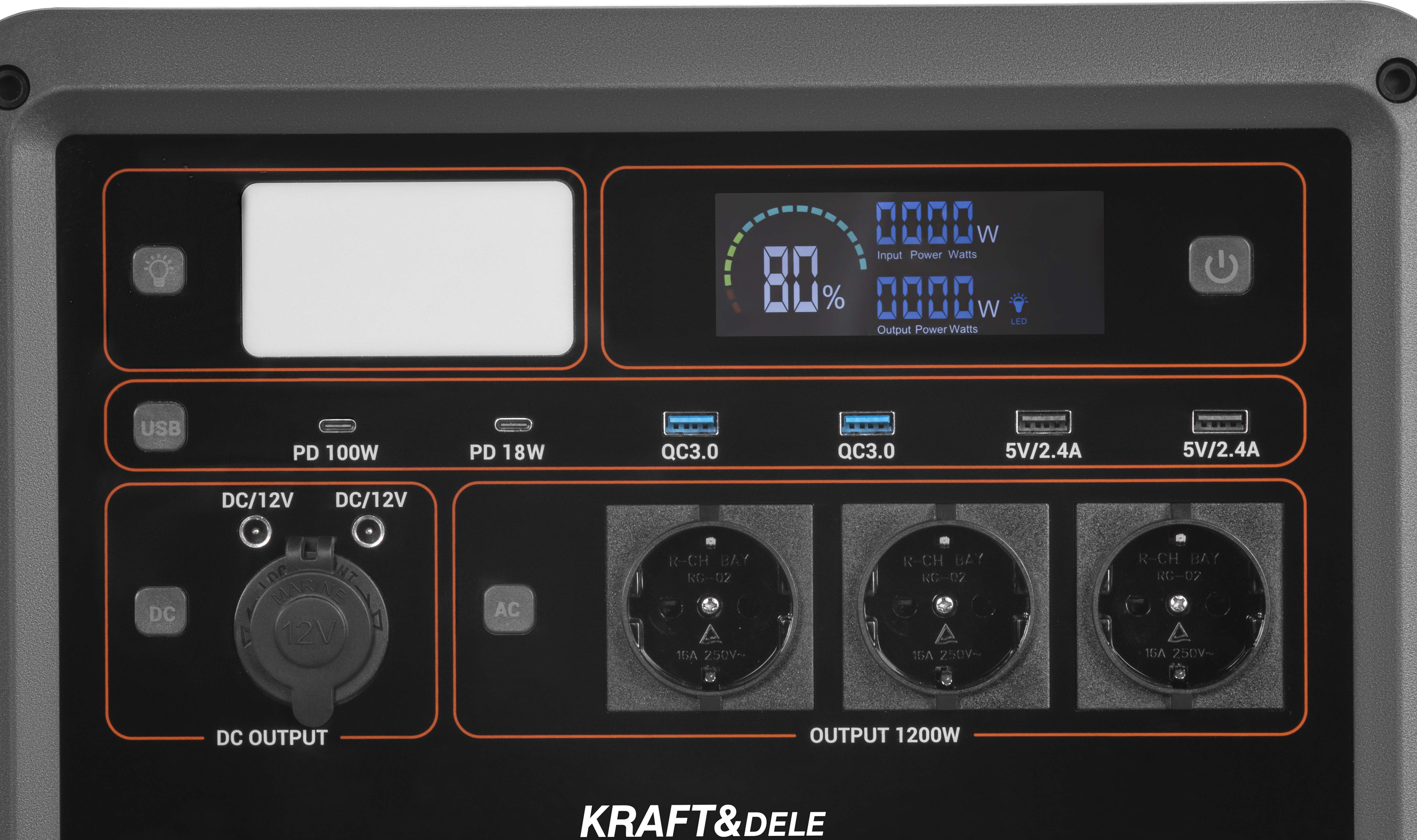 Přenosná napájecí stanice 1152Wh / 25.6V KD5532