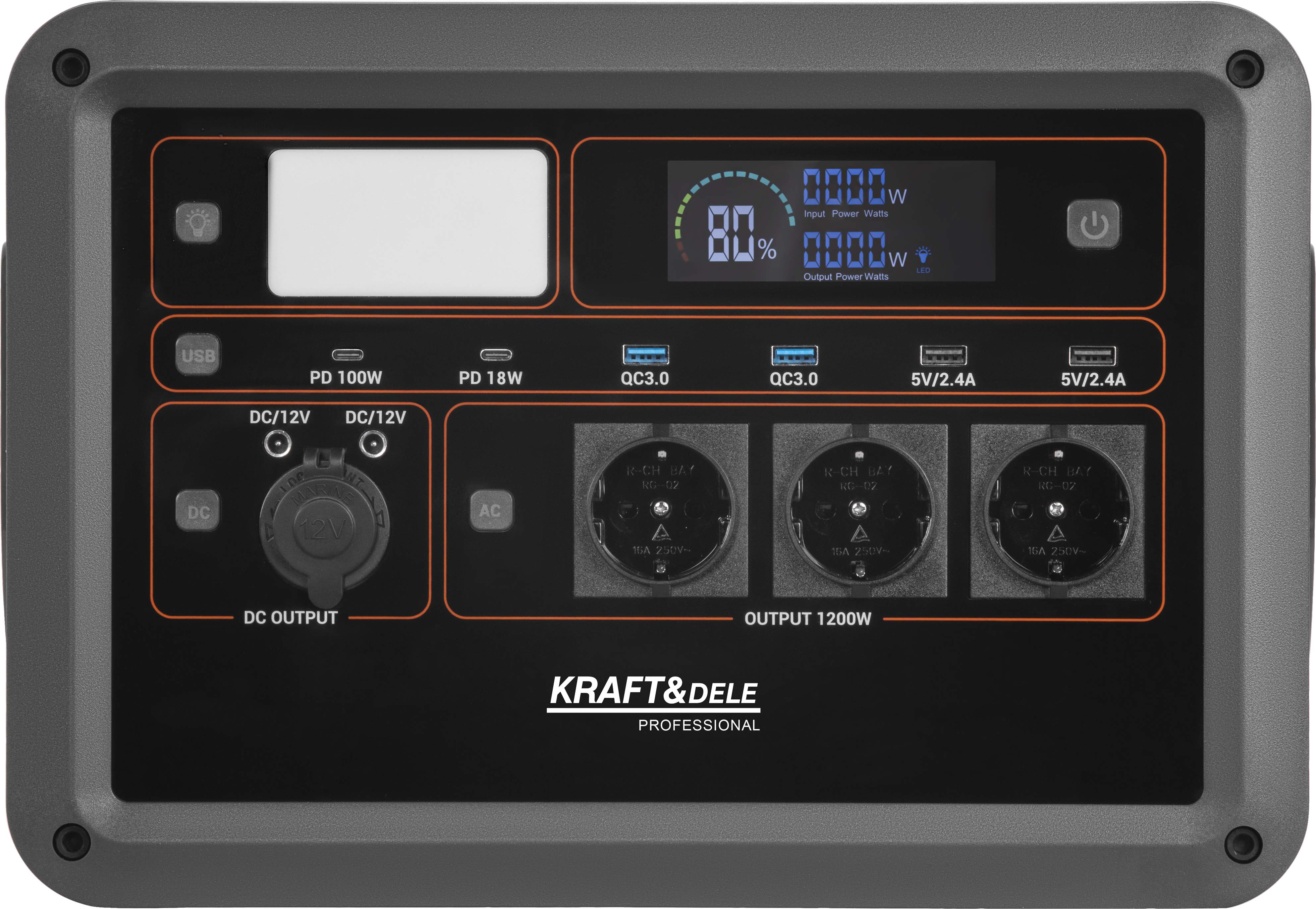Přenosná napájecí stanice 1152Wh / 25.6V KD5532