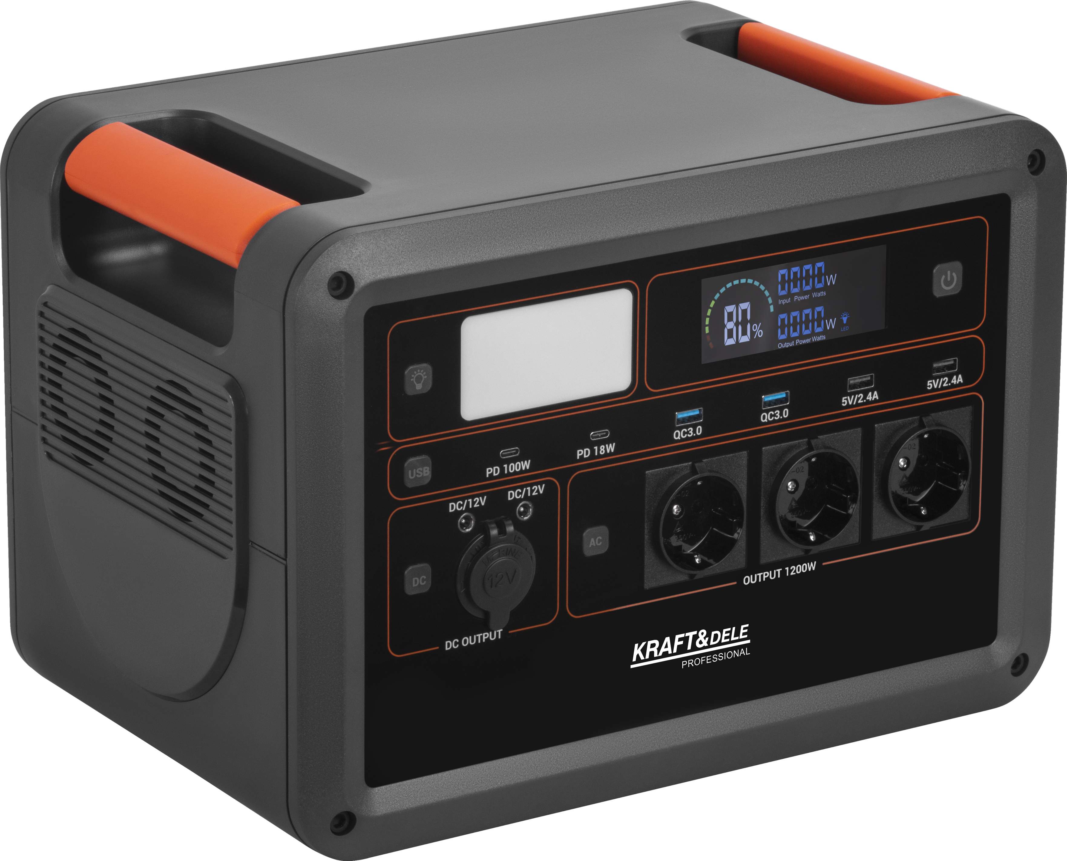 Přenosná napájecí stanice 1152Wh / 25.6V KD5532