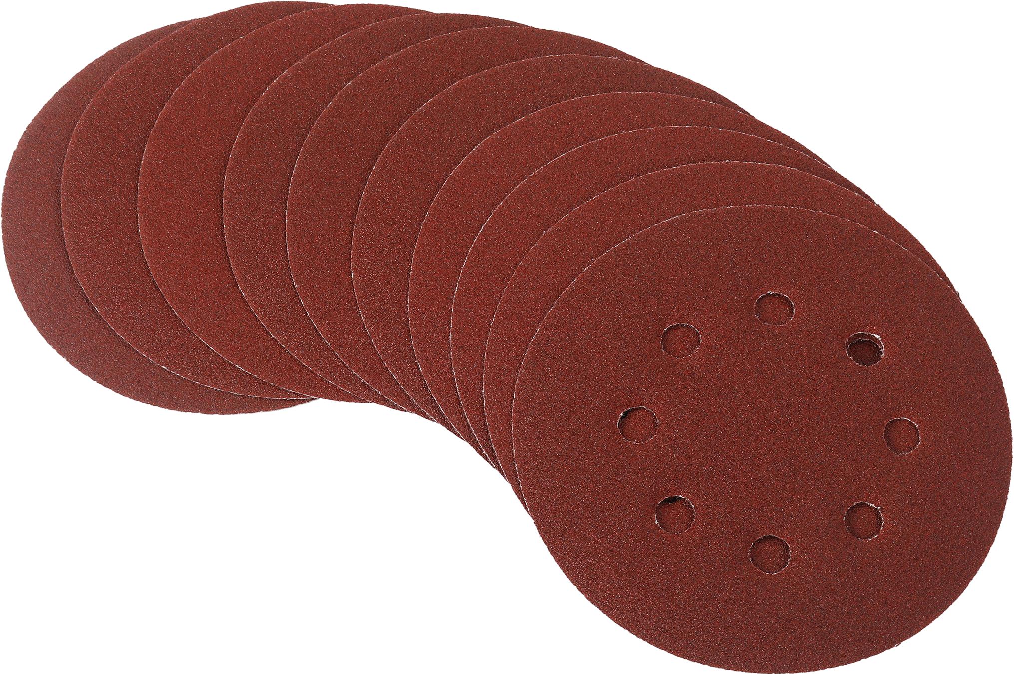 Brusný papír 50ks kotouč 125mm P60 na suchý zip KD11808
