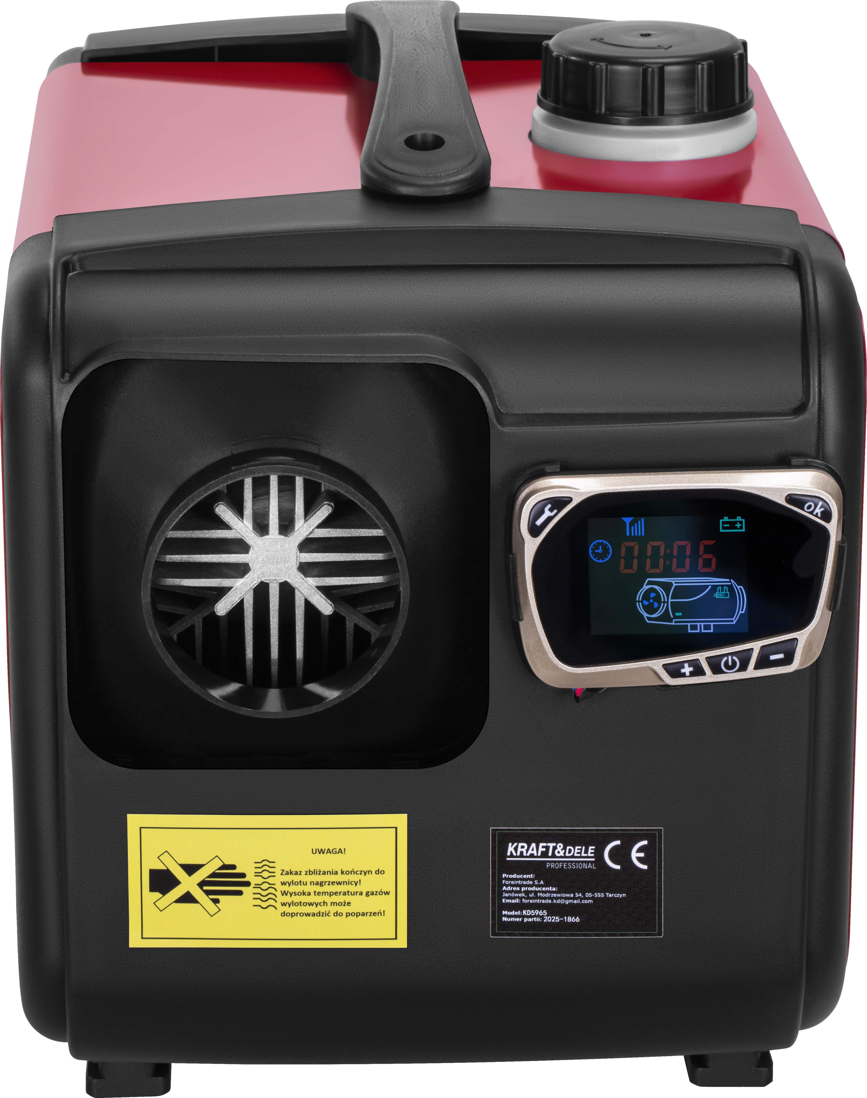 Nezávislé naftové topení 9kW KD5965