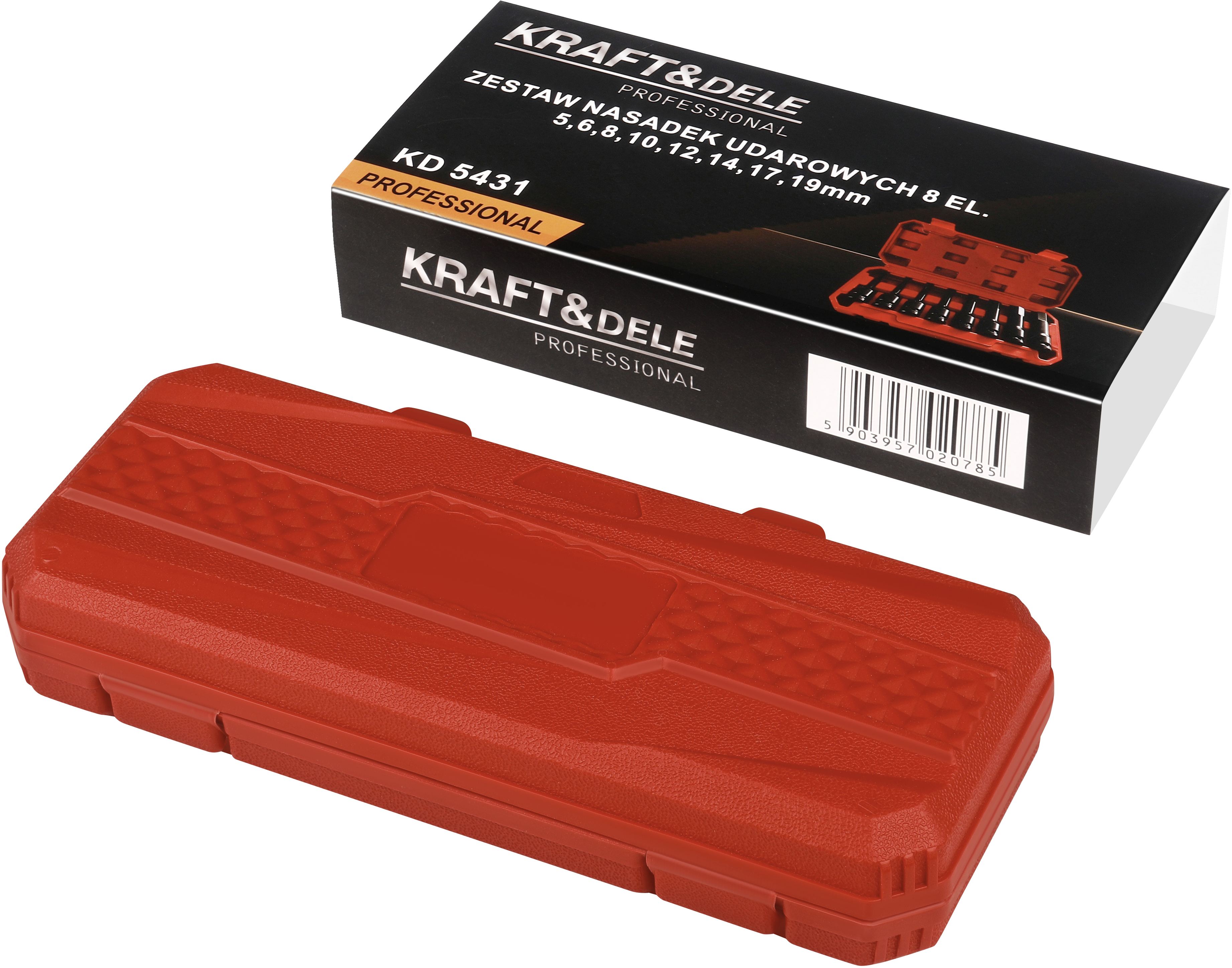 Sada rázových hlavic HEX 8ks KD5431