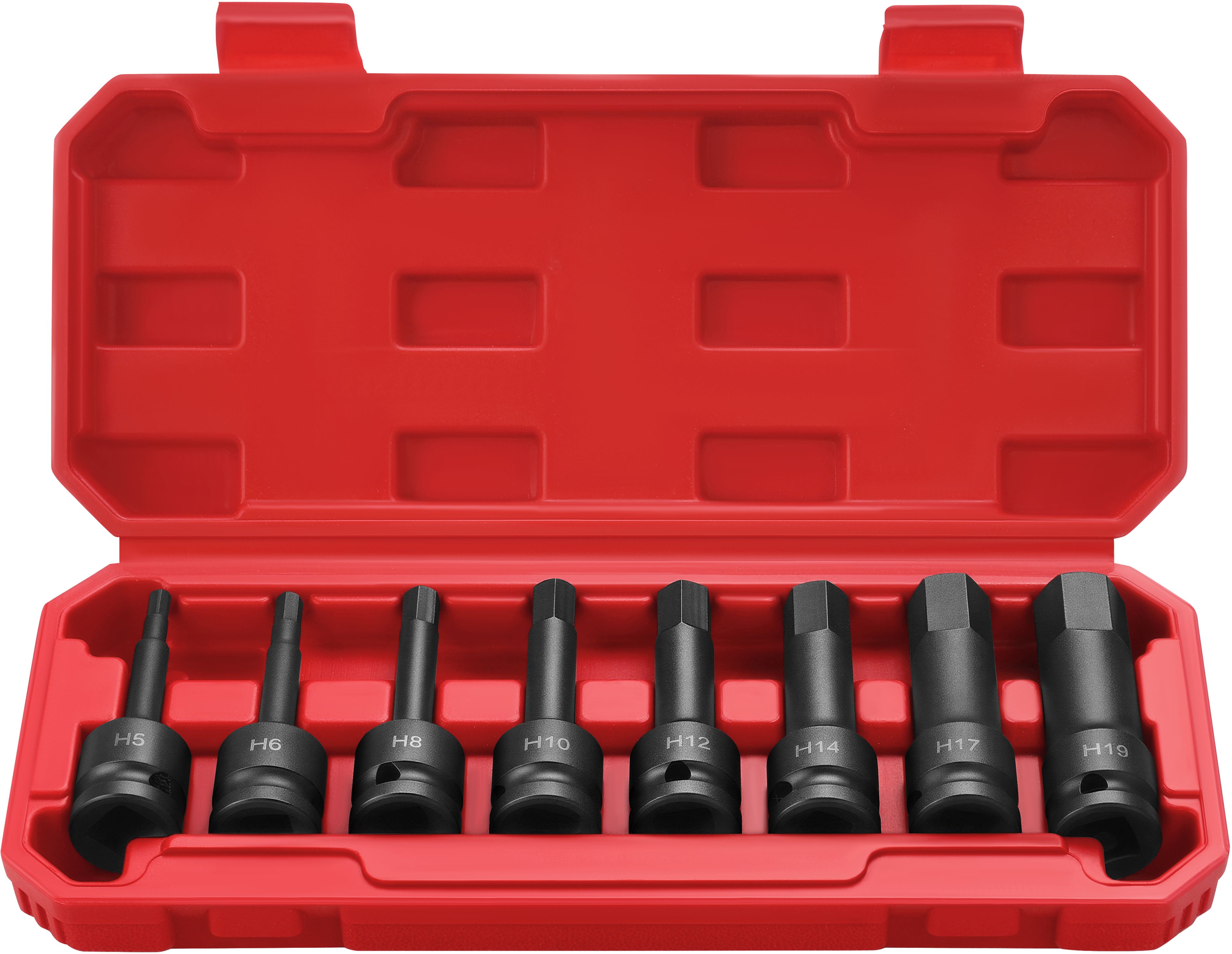 Sada rázových hlavic HEX 8ks KD5431