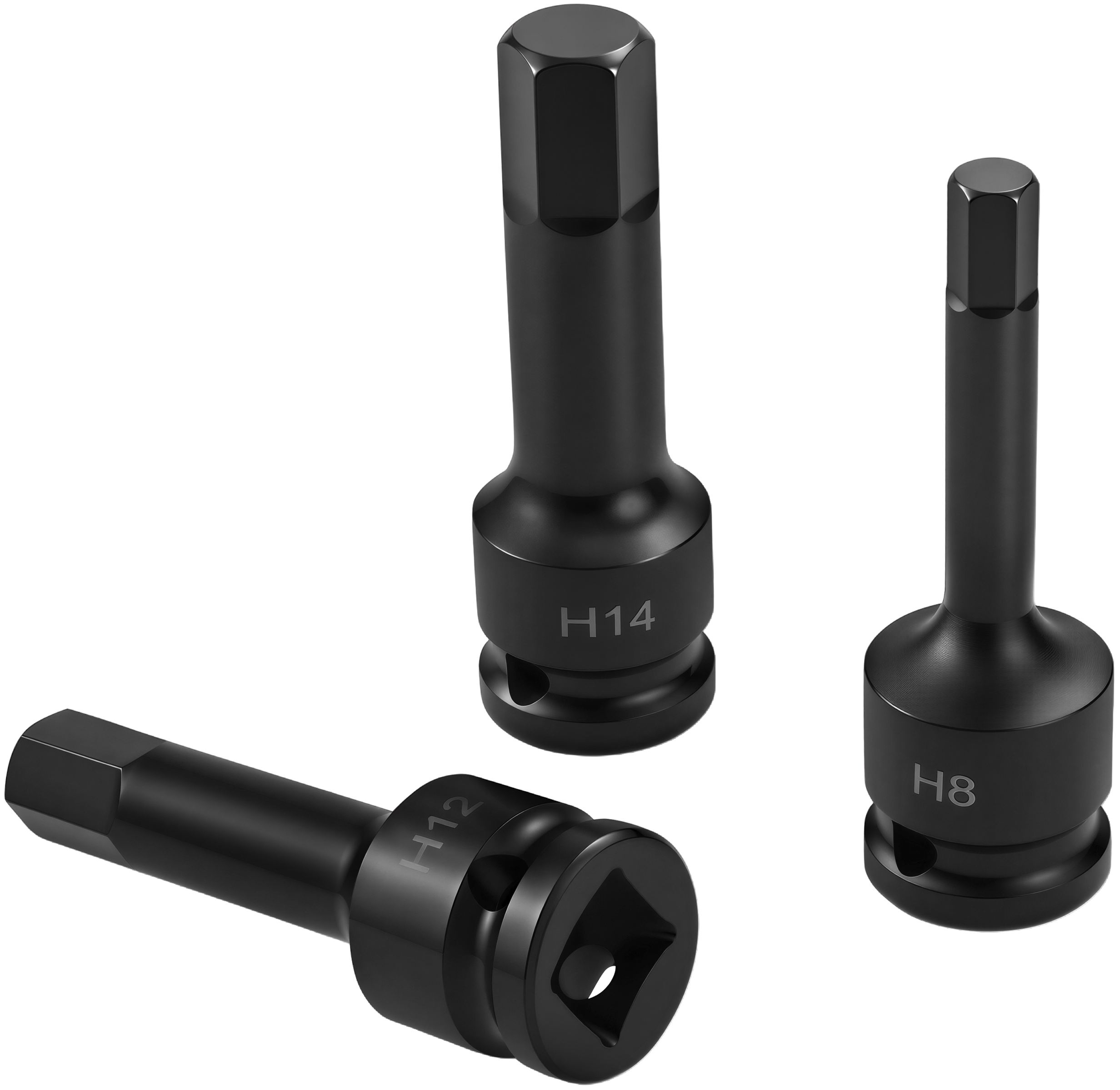 Sada rázových hlavic HEX 8ks KD5431