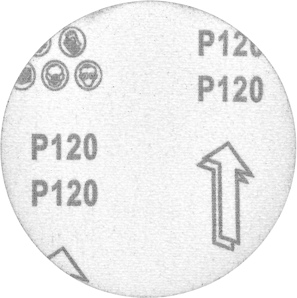 Brusný papír 50ks kotouč 125mm P120 na suchý zip KD11805