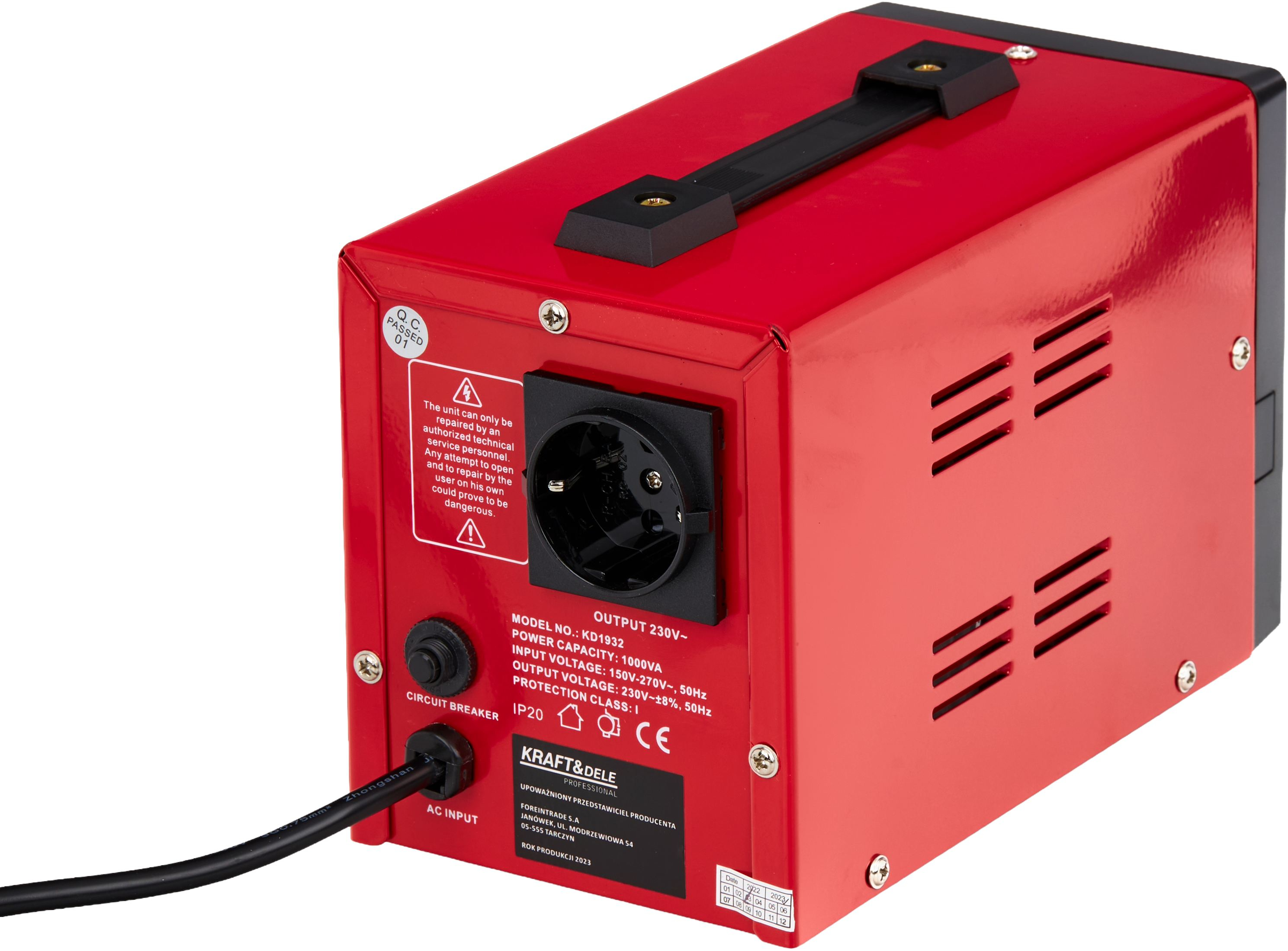 Stabilizátor napětí AVR 1000VA 230V KD1932